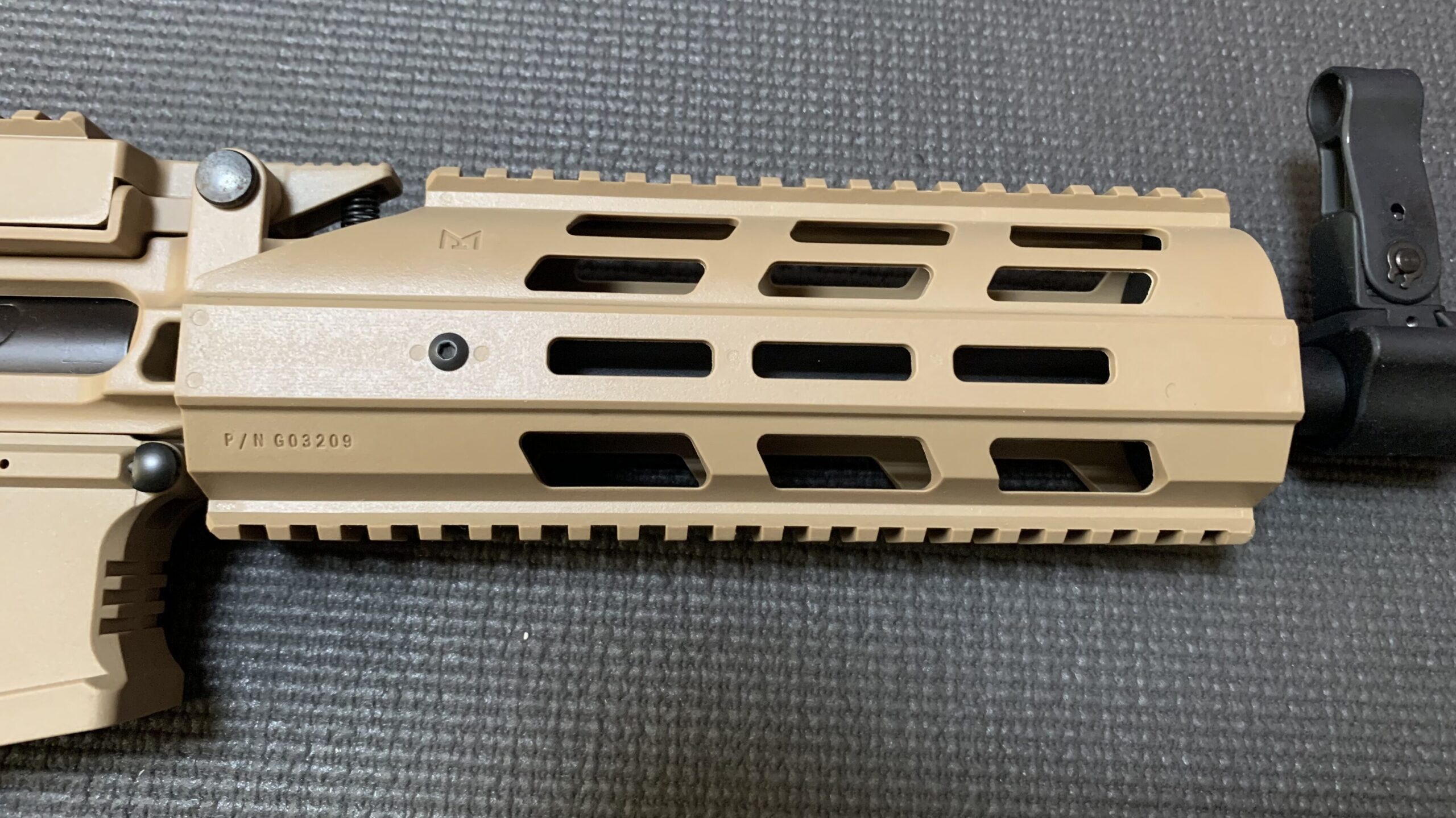 G＆G CM16 LMG ETU DST フロントレール左側