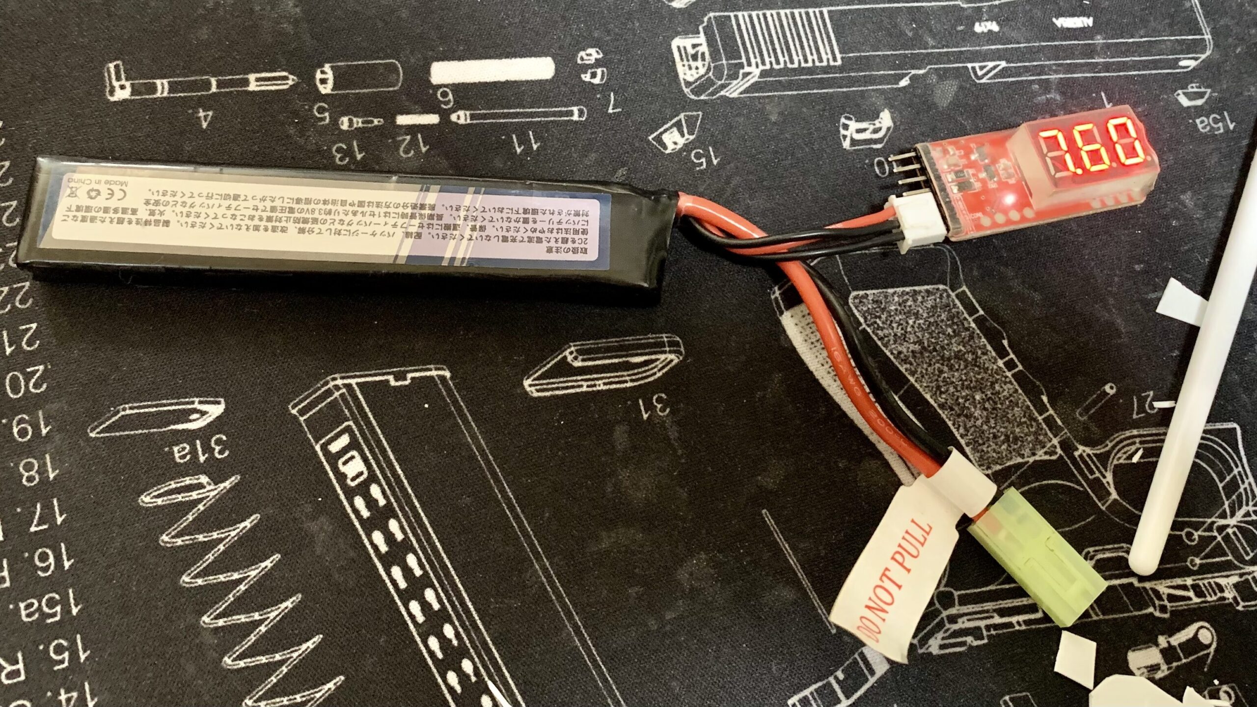 G＆G CM16 LMG ETU DST 初速測定バッテリー電圧