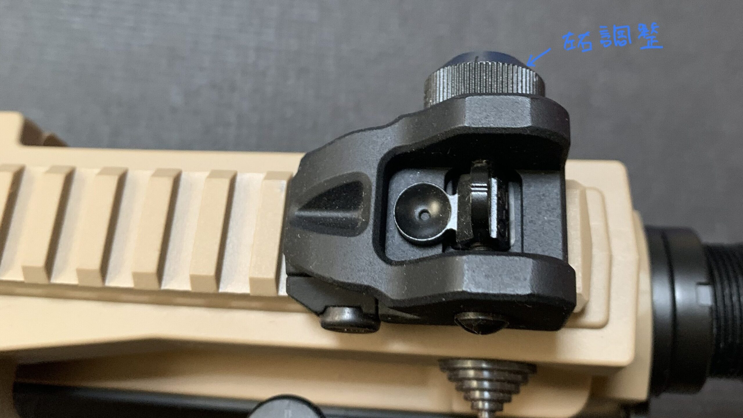 G＆G CM16 LMG ETU DST リアサイト