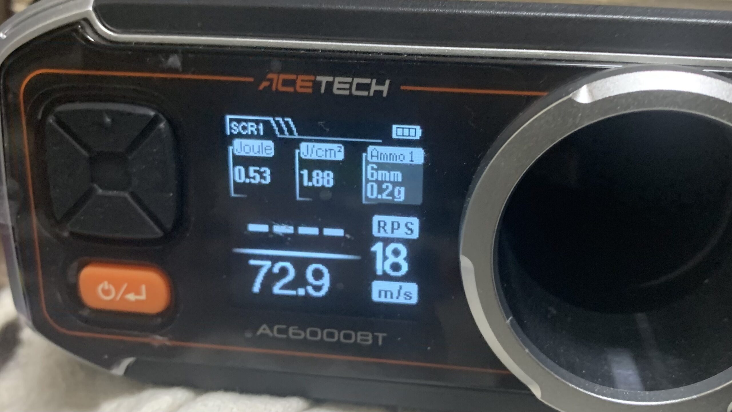 G&G CM16 SRXL ETU ホップMAXでの初速