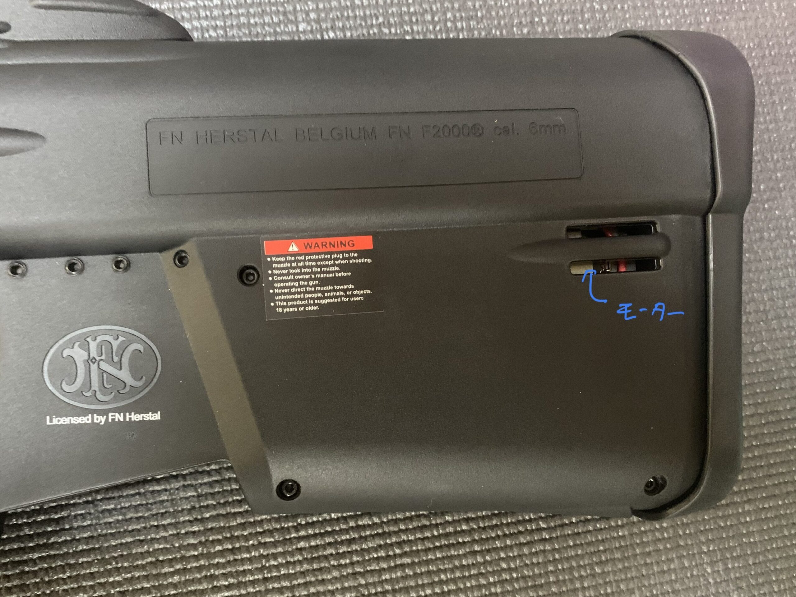 G&G FN F2000 ETU ストック　左側