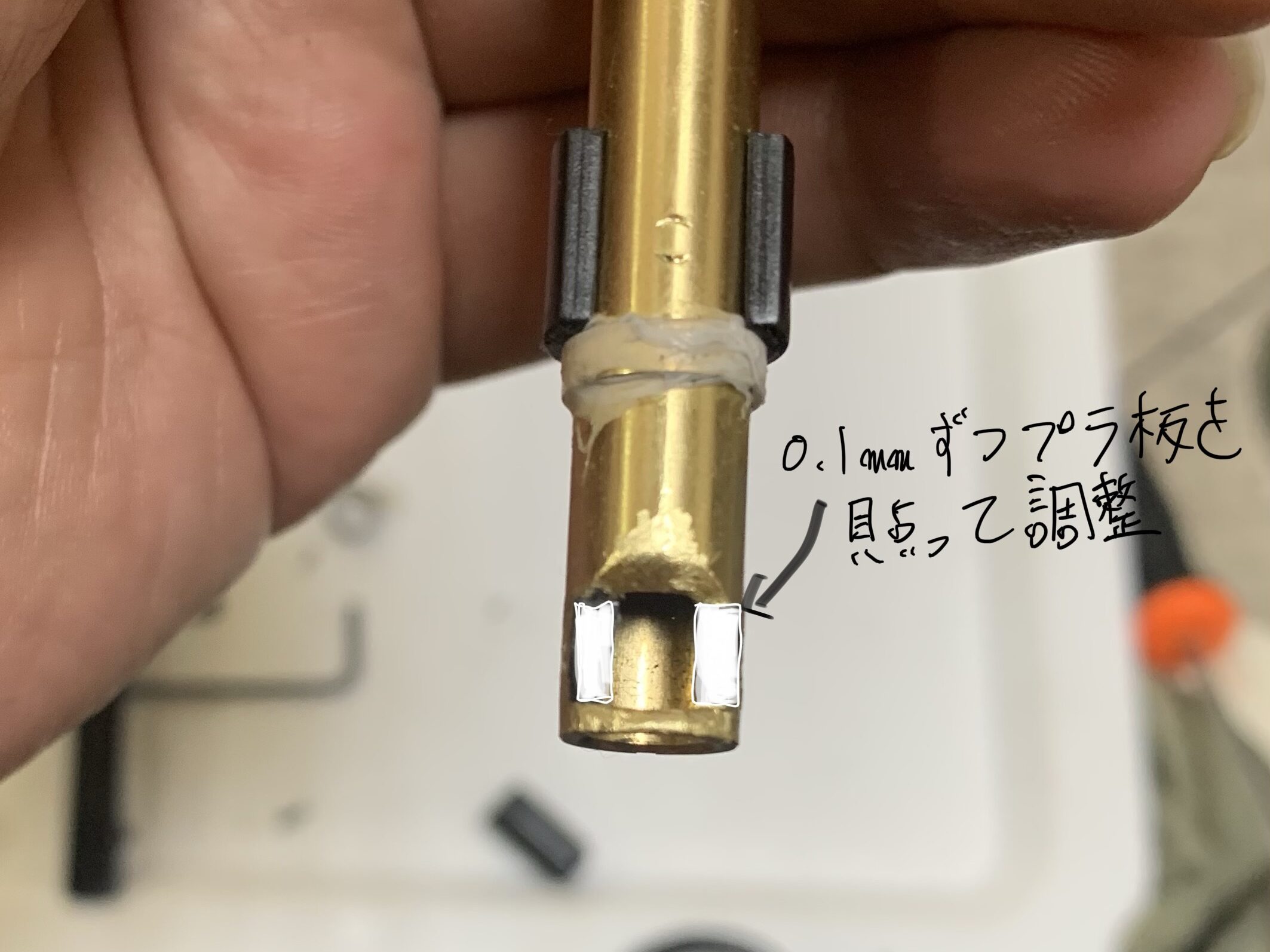 G-HOP改のサイドにプラ板を追加