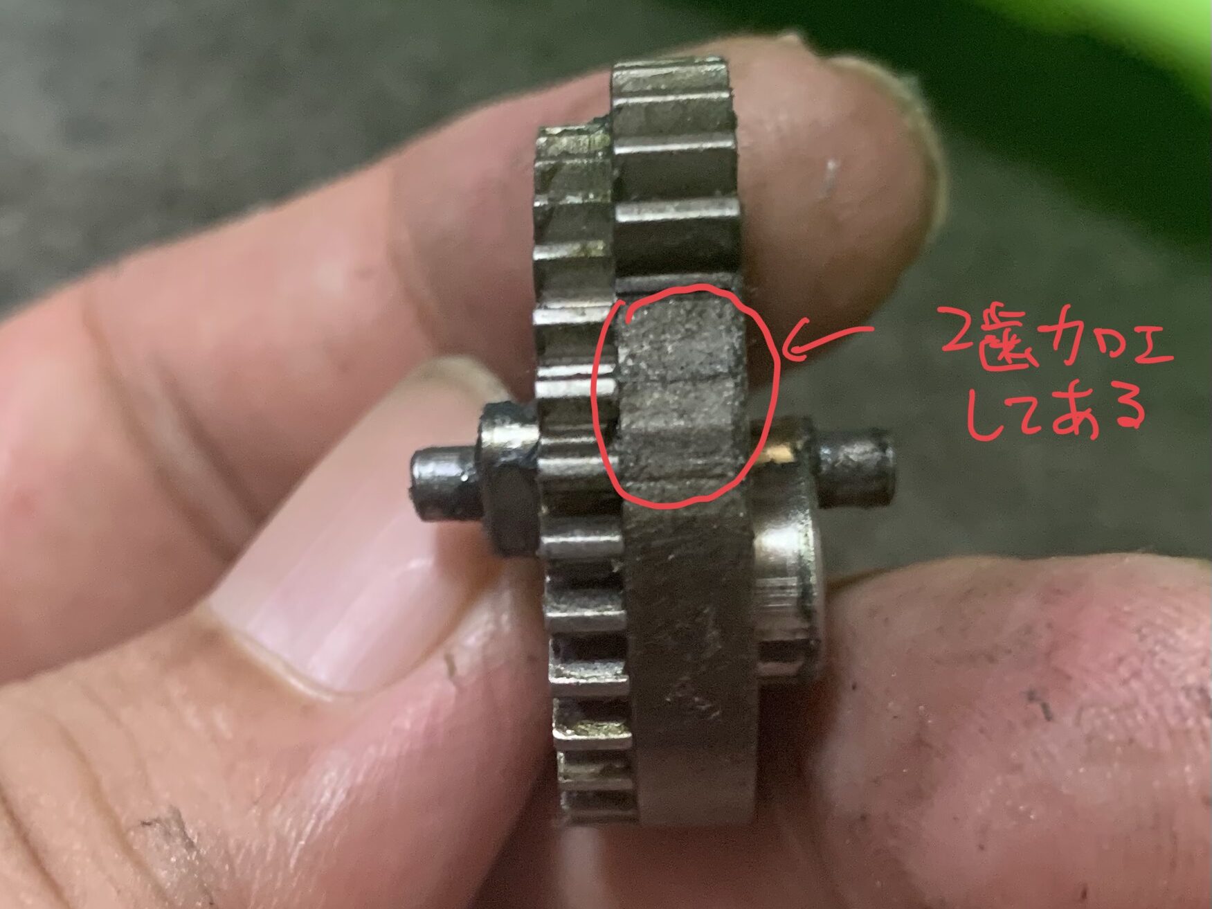 G&P XM177E1 AEG セクターギア側面