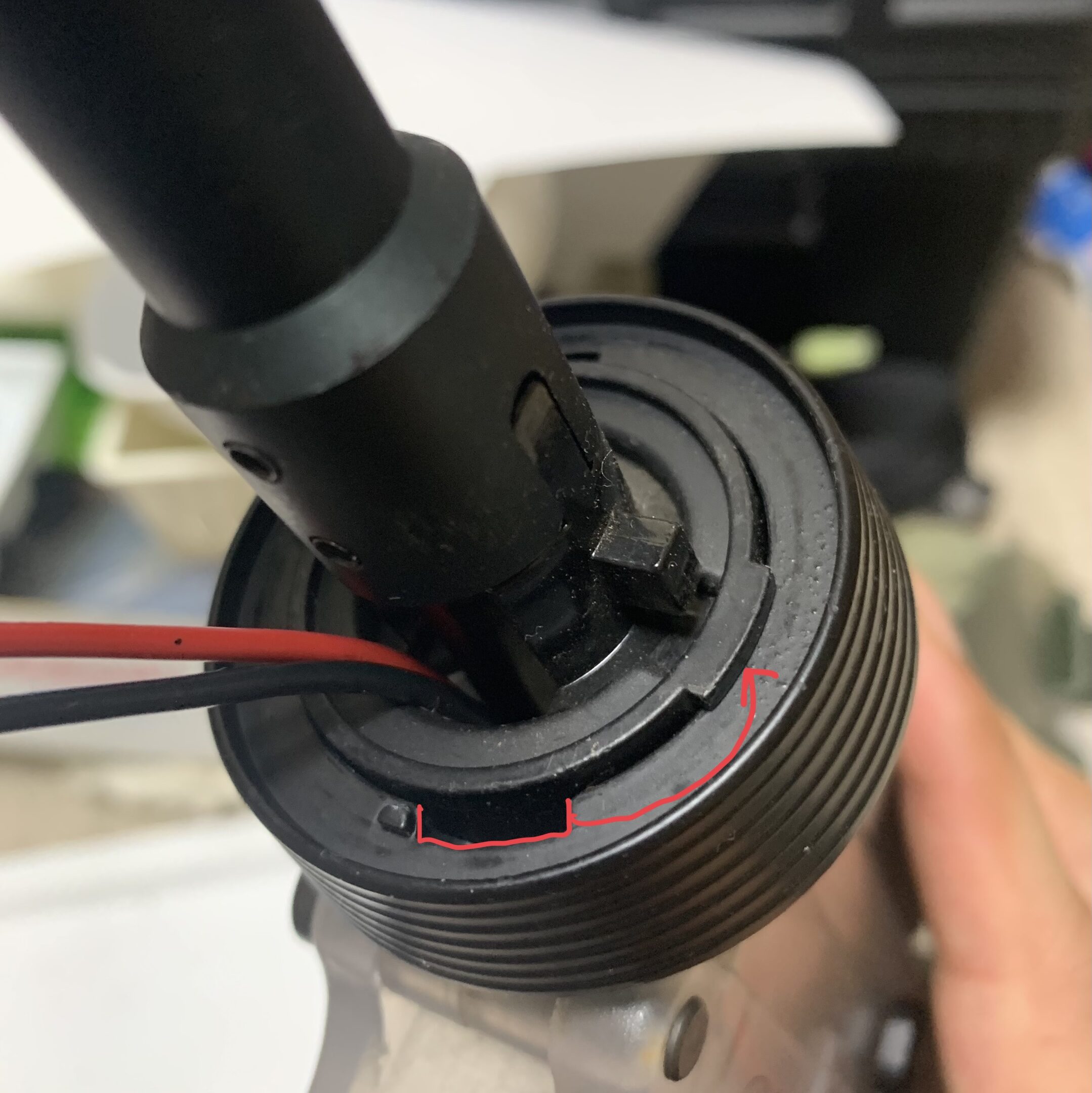 ICS スポーツライン　M4 CQB　 デルタリング取り外し