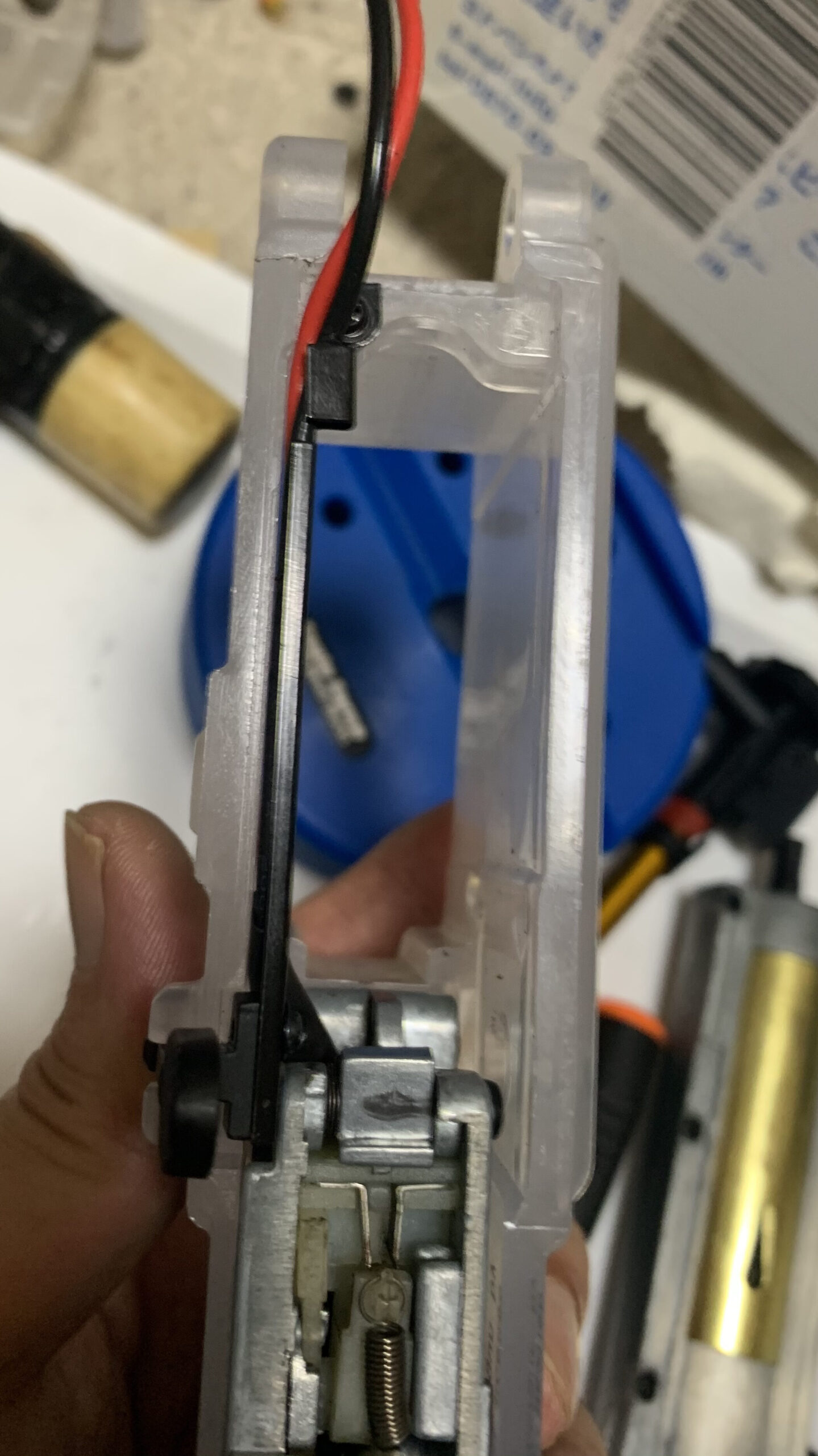 ICS スポーツライン　M4 CQB　 電源配線