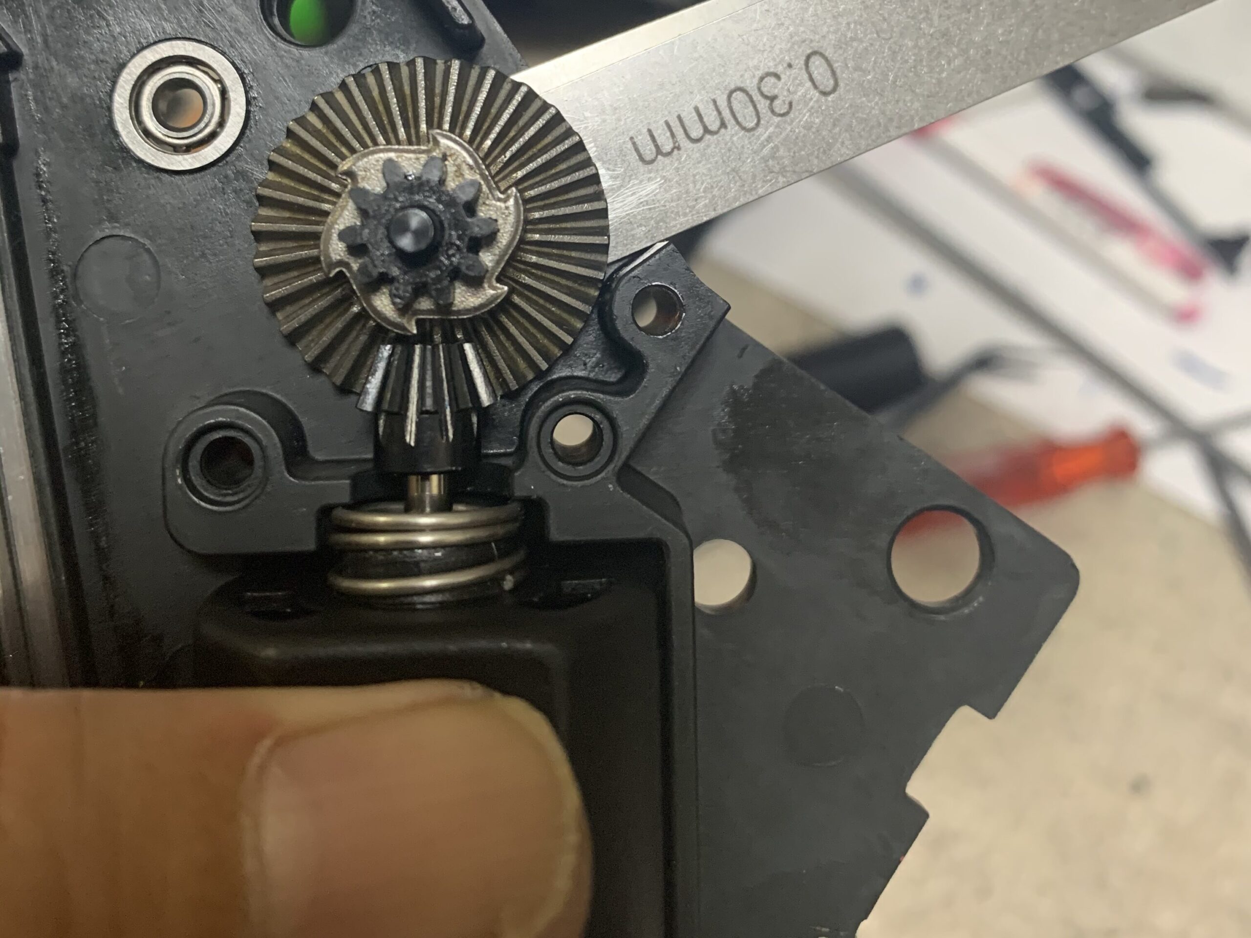 KRYTAC KRISS VECTOR ベベルべべルギア　隙間計測