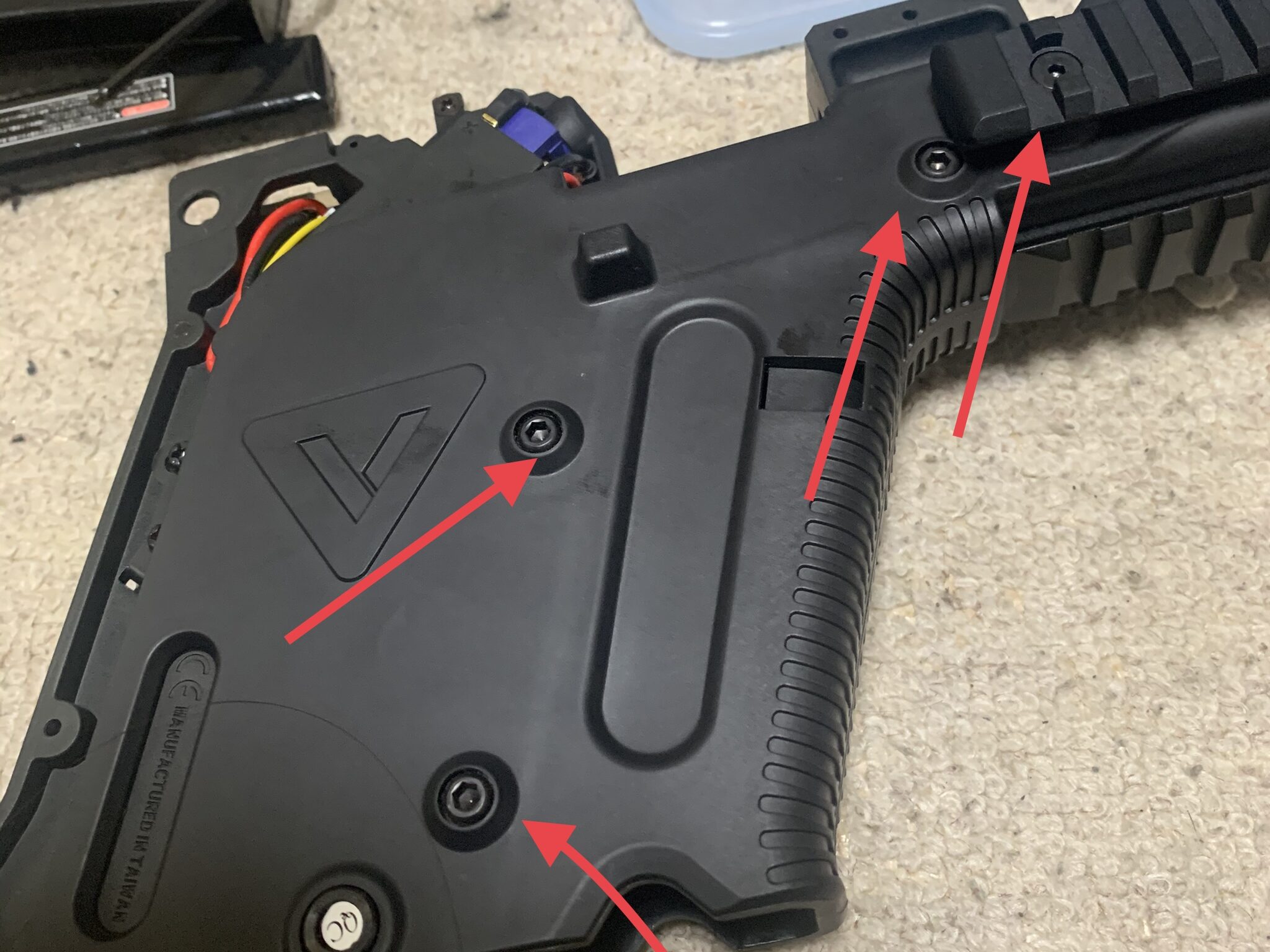 KRYTAC KRISS VECTOR ロアレシーバー分解2