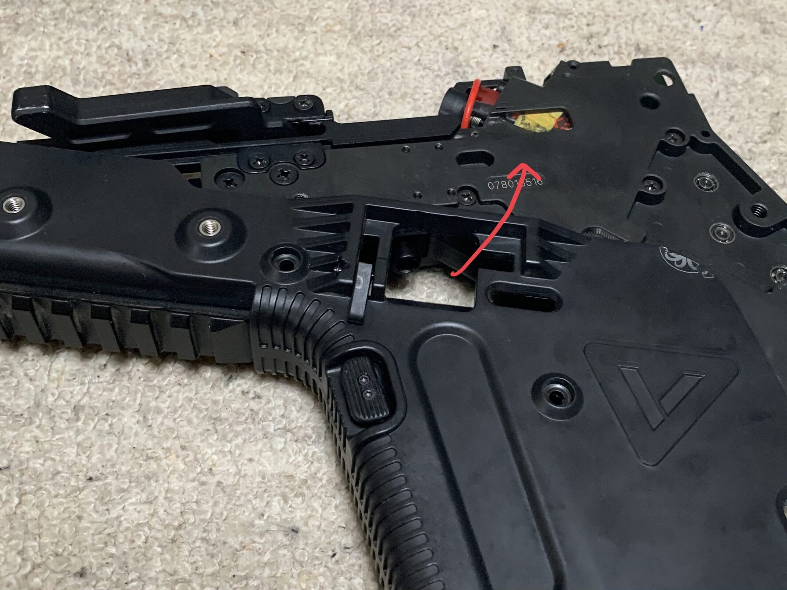 KRYTAC KRISS VECTOR ロアレシーバーカバーの取り外し