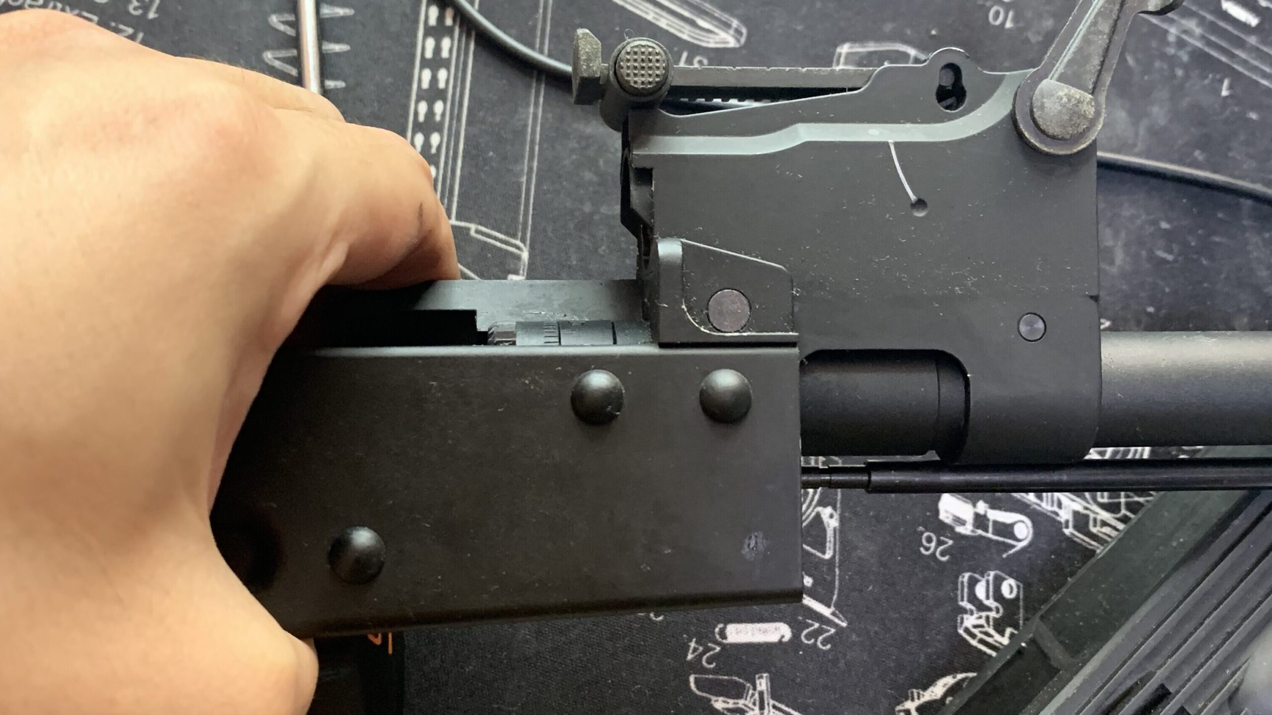 KSC AK74M system7two バレル基部