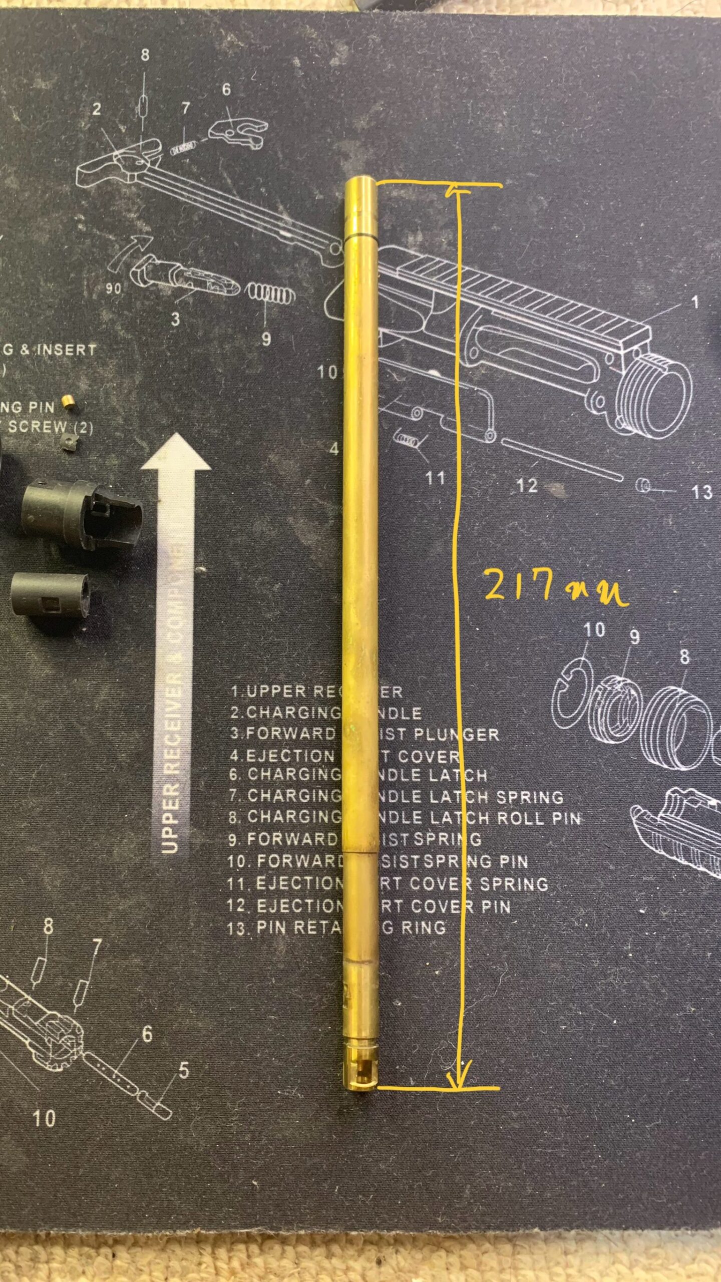 KSC AK74M system7two インナーバレル全長
