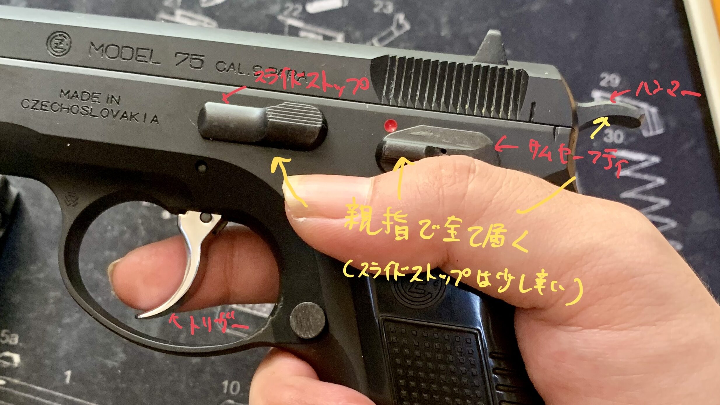  KSC CZ75 2nd HW system7 操作系のフィーリング