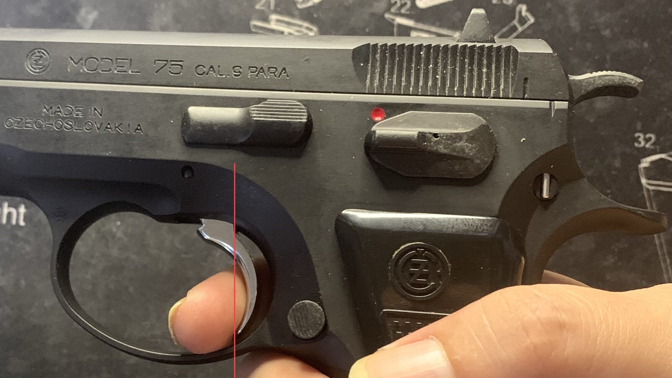 KSC CZ75 2nd HW system7 ハンマーが落ちる時のトリガー位置