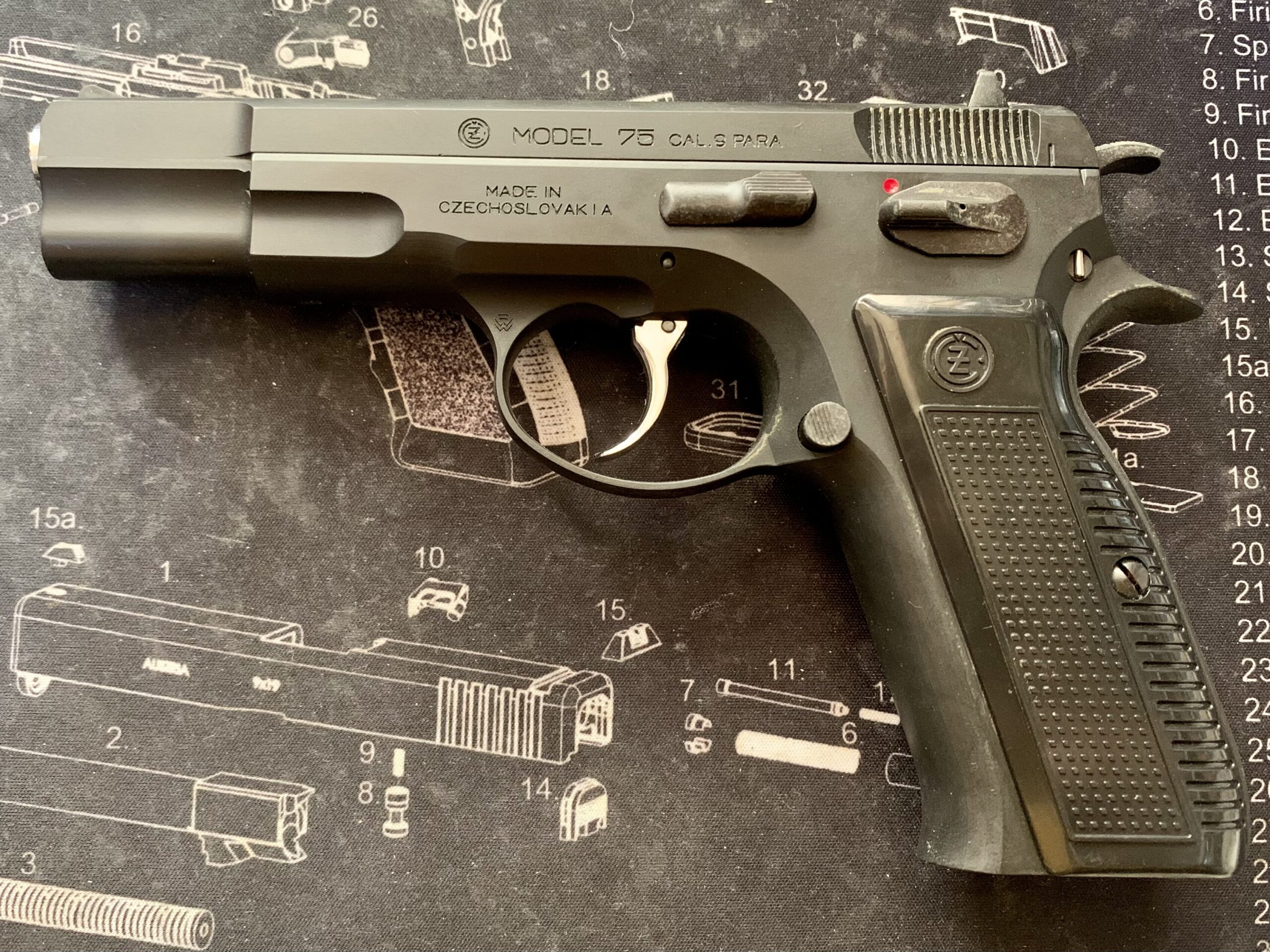  KSC CZ75 2nd HW system7 左側面