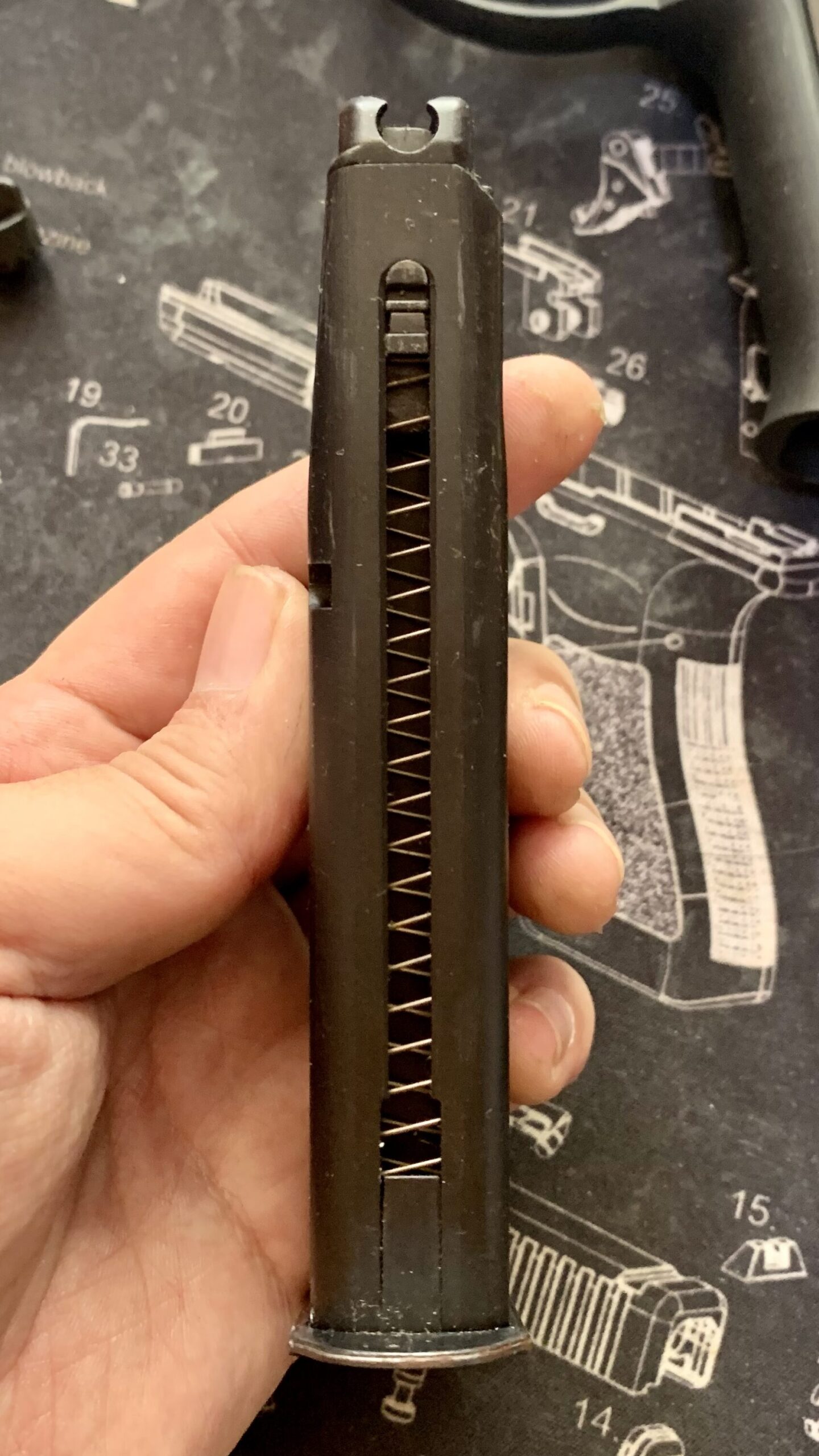 KSC CZ75 2nd HW system7 マガジン　前面