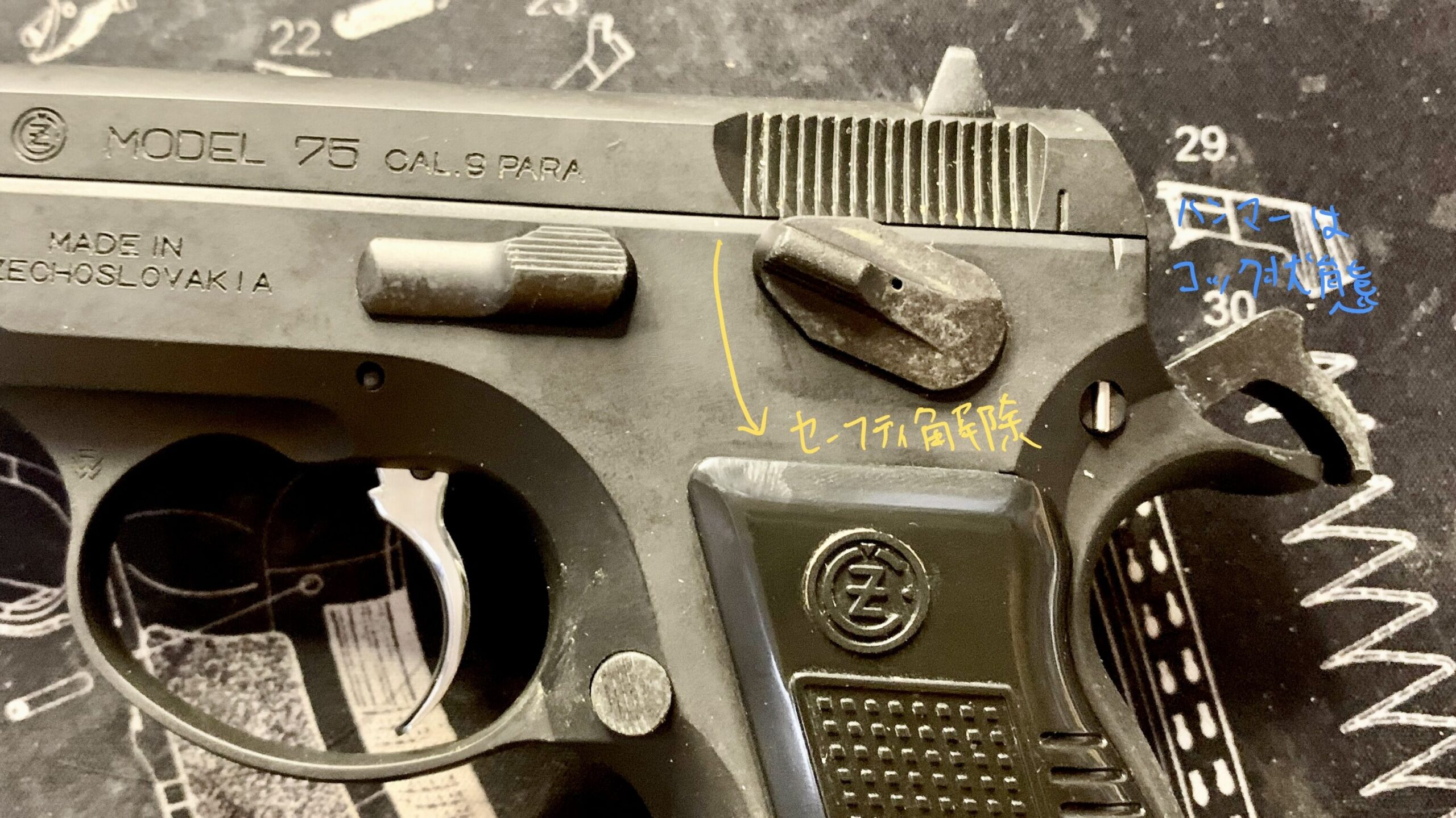  KSC CZ75 2nd HW system7 セーフティオフ