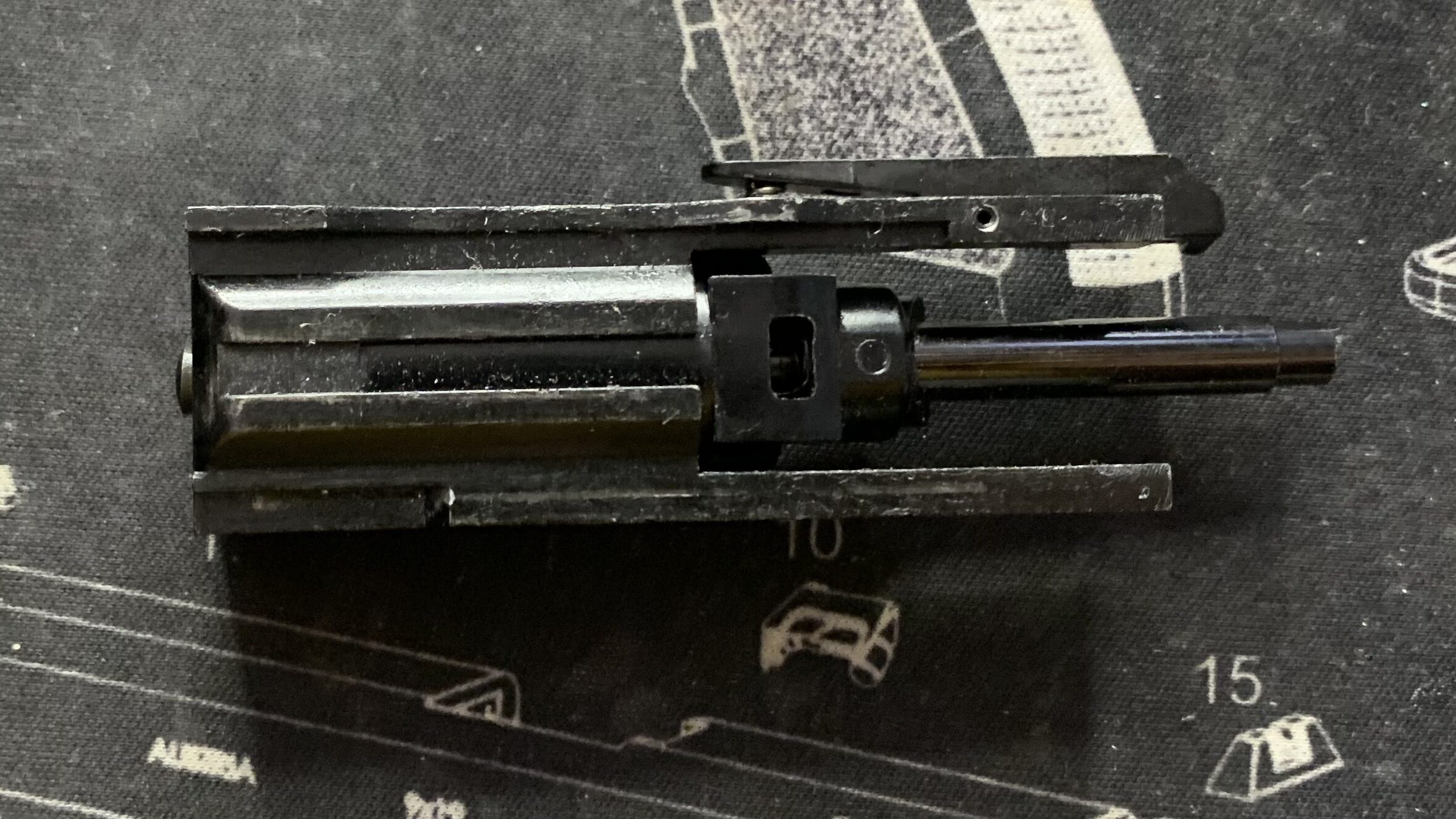 KSC MK23 ソーコムピストル　CO2 ABS ブローバックユニット　底面