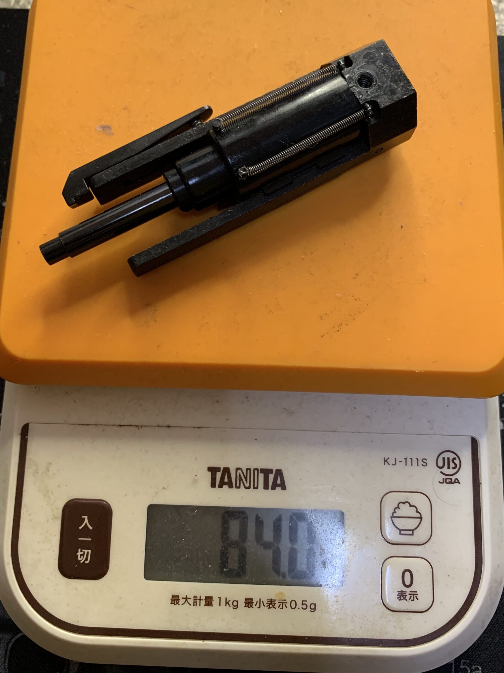 KSC MK23 ソーコムピストル　CO2 ABS ブローバックユニット　重量