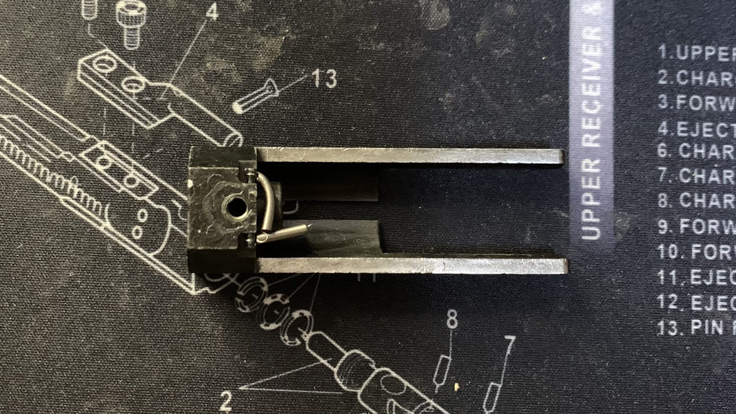 KSC MK23 ソーコムピストル　CO2 ABS ブリーチ上面　研磨後