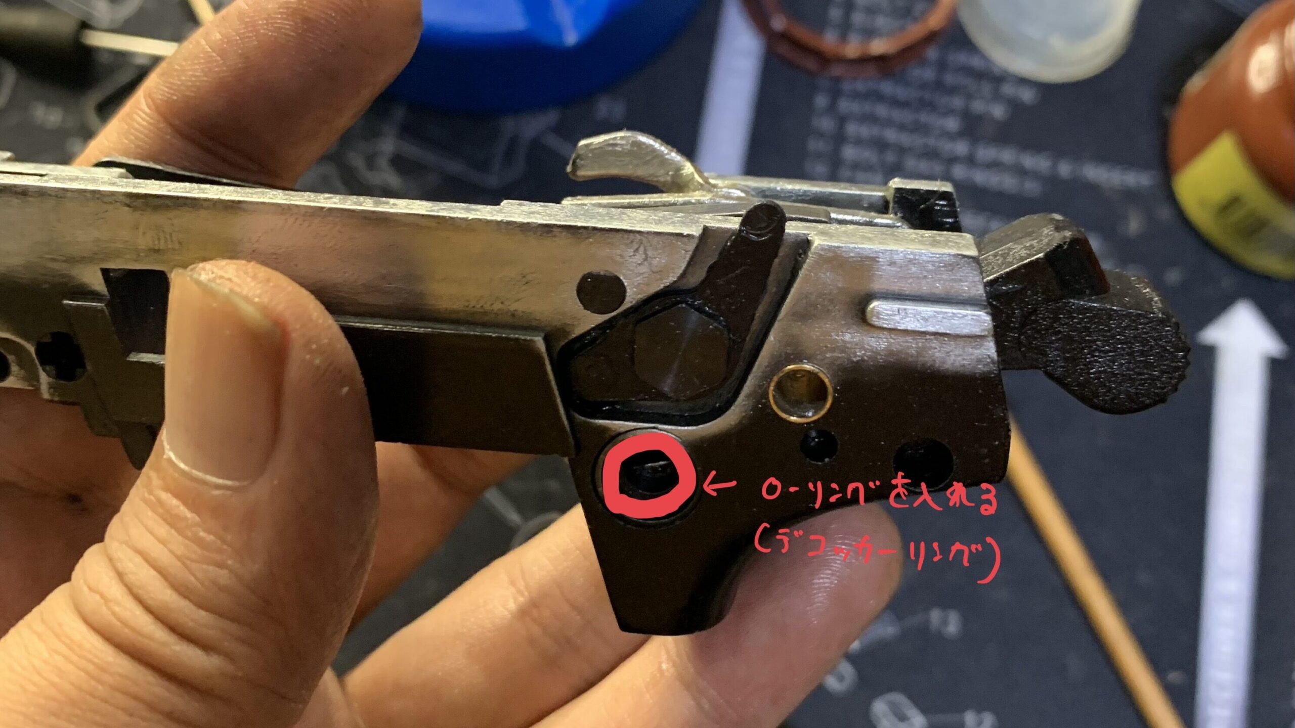 KSC MK23 ソーコムピストル　CO2 ABS デコッカーリング