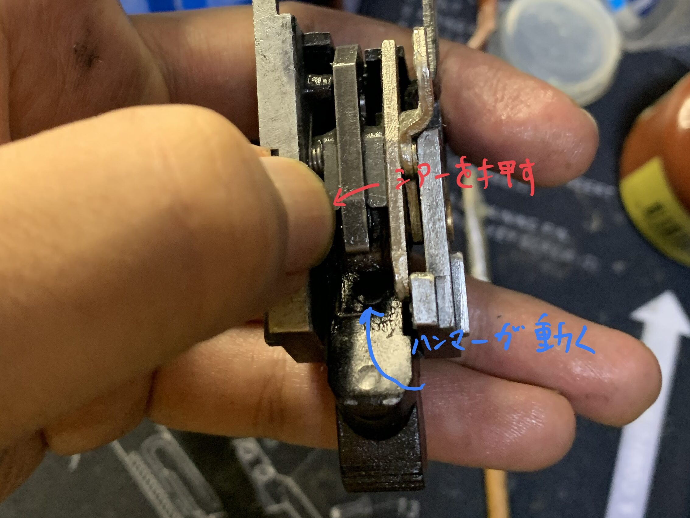 KSC MK23 ソーコムピストル　CO2 ABS ハンマーの可動チェック