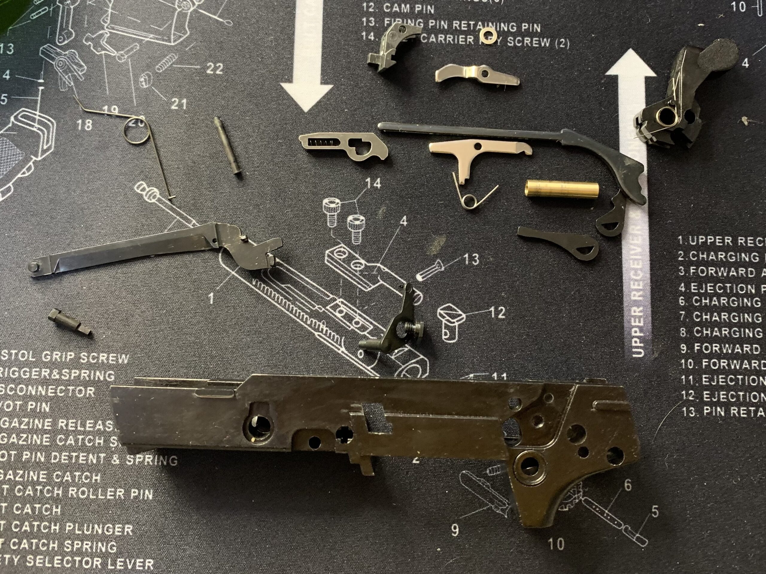 KSC MK23 ソーコムピストル　CO2 ABS ハンマーメカ構成部品