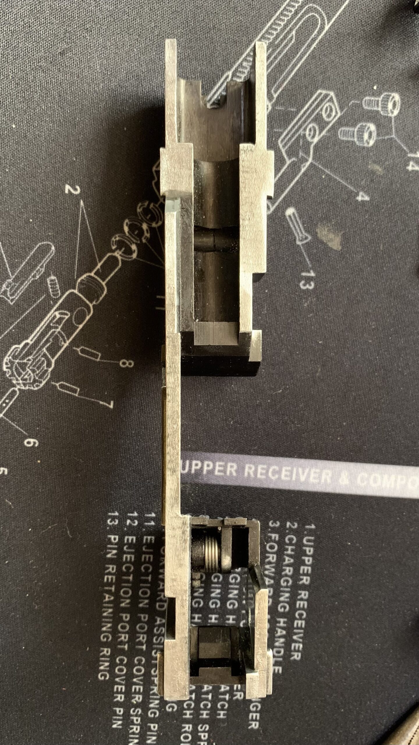 KSC MK23 ソーコムピストル　CO2 ABS ハンマーメカシャーシ　研磨後3