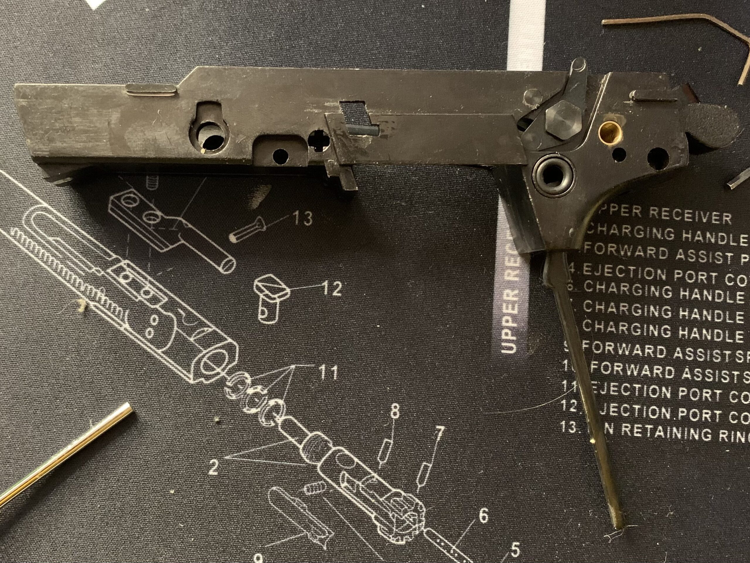 KSC MK23 ソーコムピストル　CO2 ABS ハンマーメカユニット