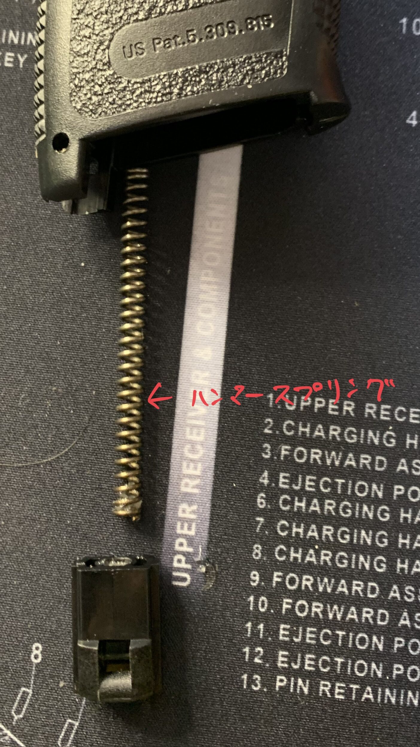 KSC MK23 ソーコムピストル　CO2 ABS ハンマースプリングとハウジング