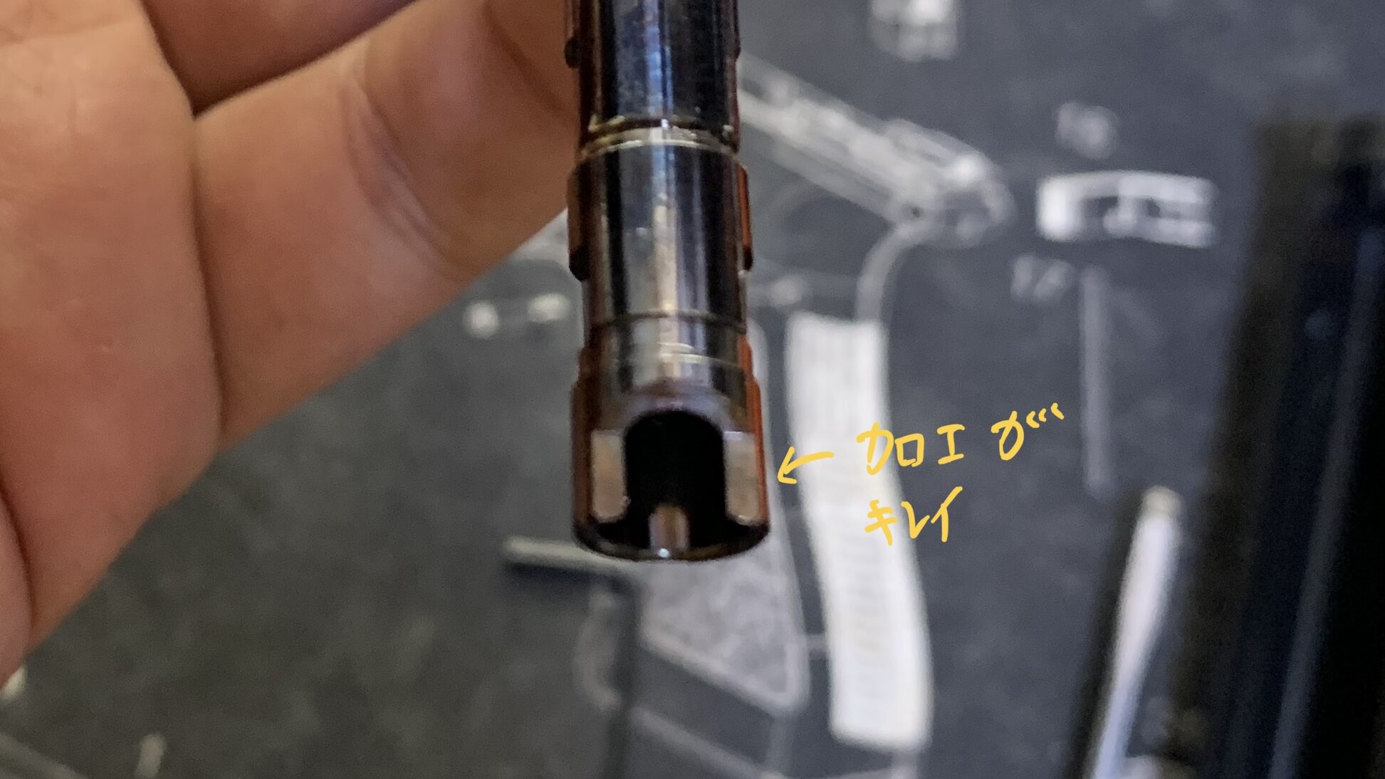 KSC MK23 ソーコムピストル　CO2 ABS インナーバレルホップ窓