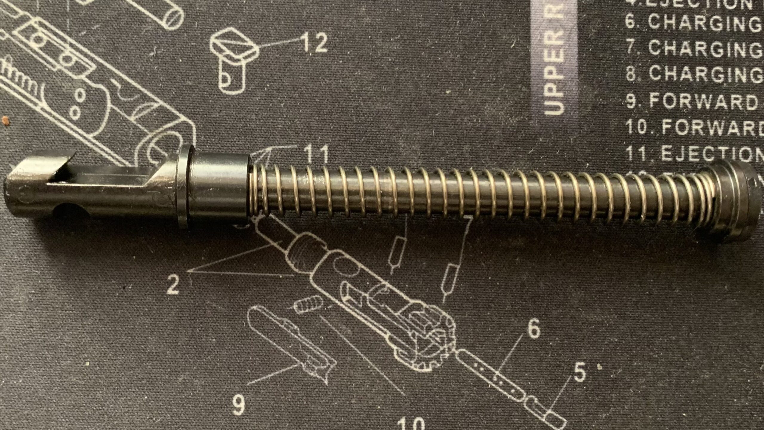 KSC MK23 ソーコムピストル　CO2 ABS リコイルスプリングのグリスアップ