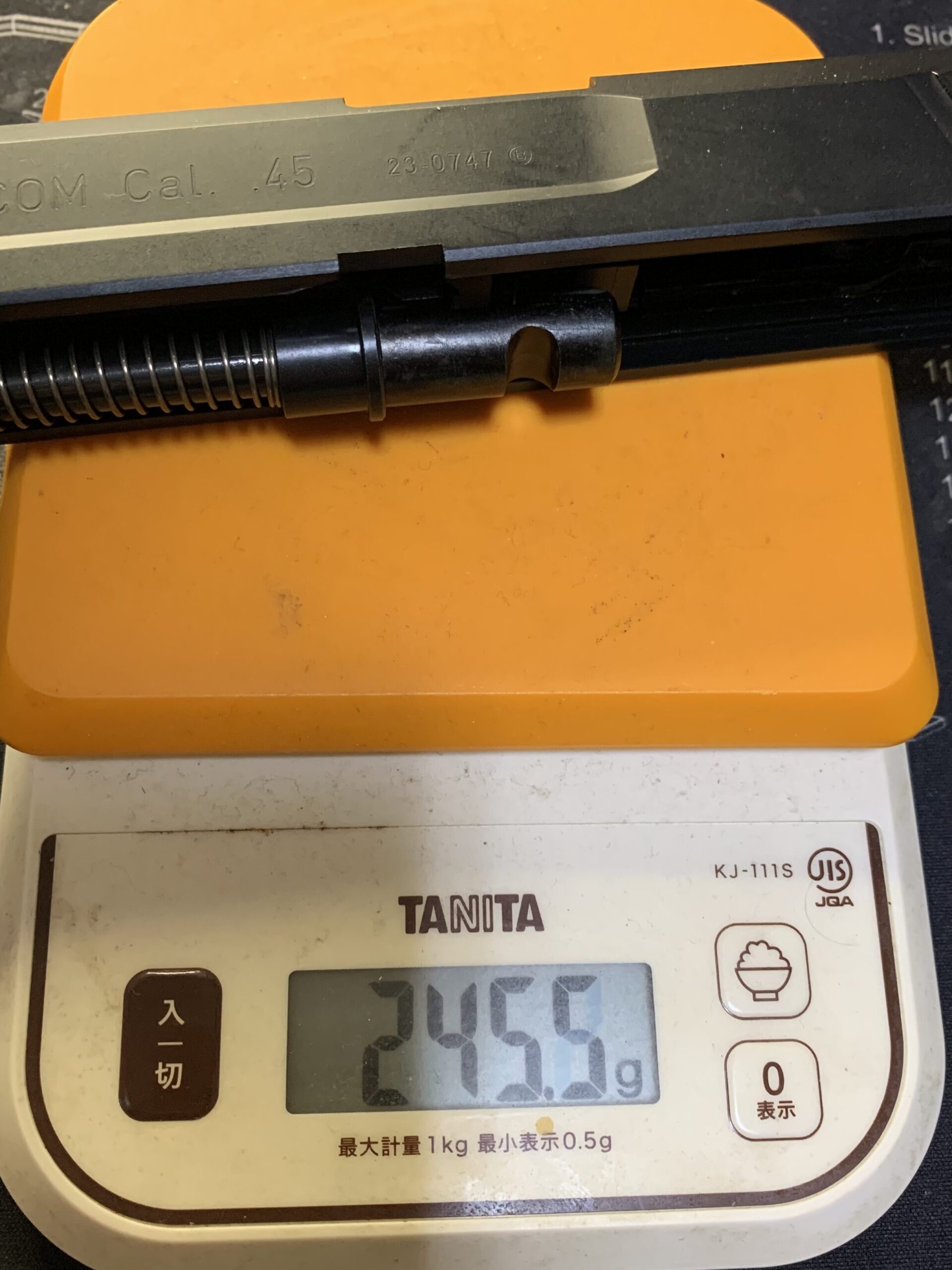 KSC MK23 ソーコムピストル　CO2 ABS スライドアッシー重量