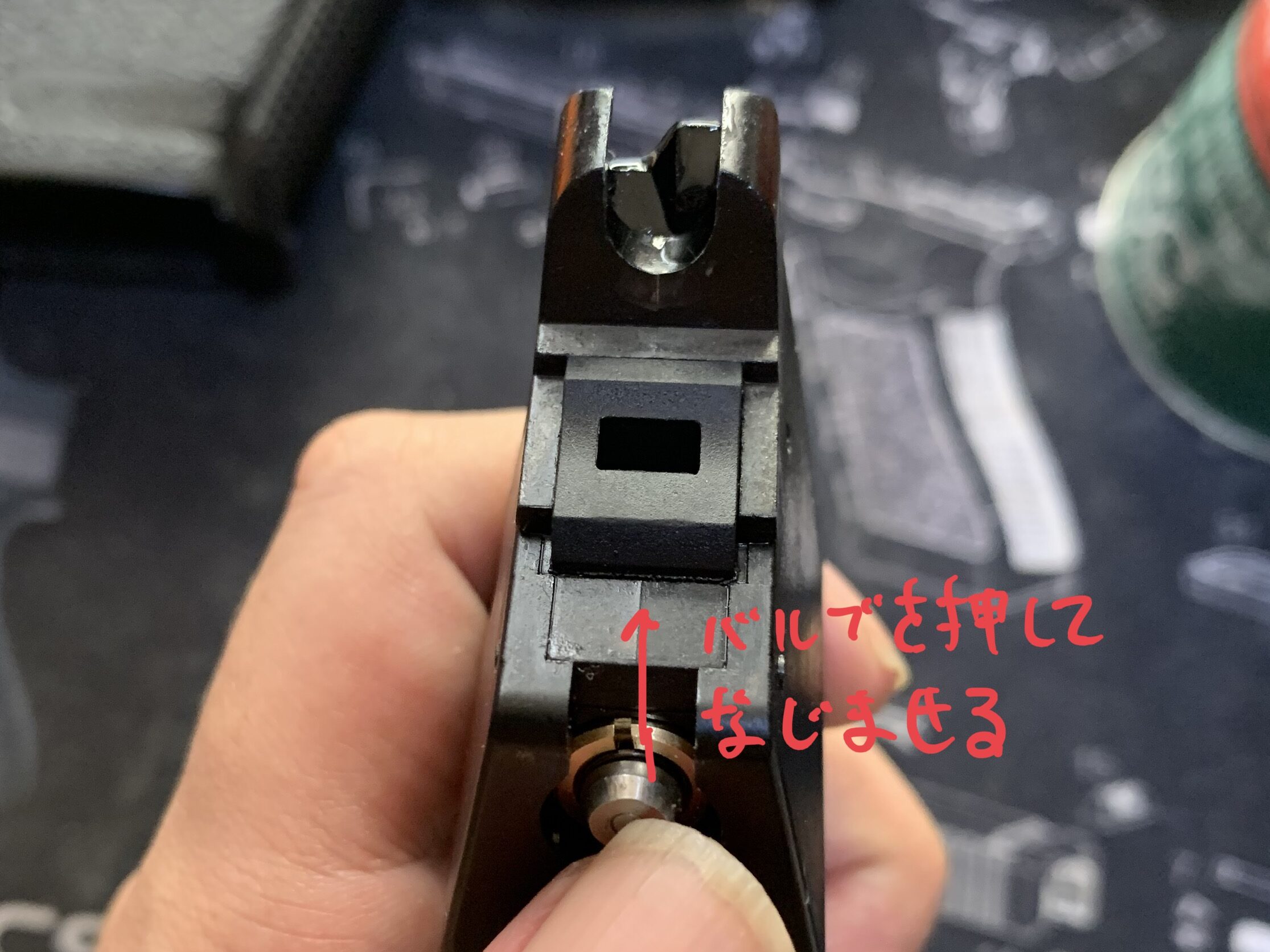 KSC MK23 ソーコムピストル　CO2 ABS マガジンバルブの慣らし