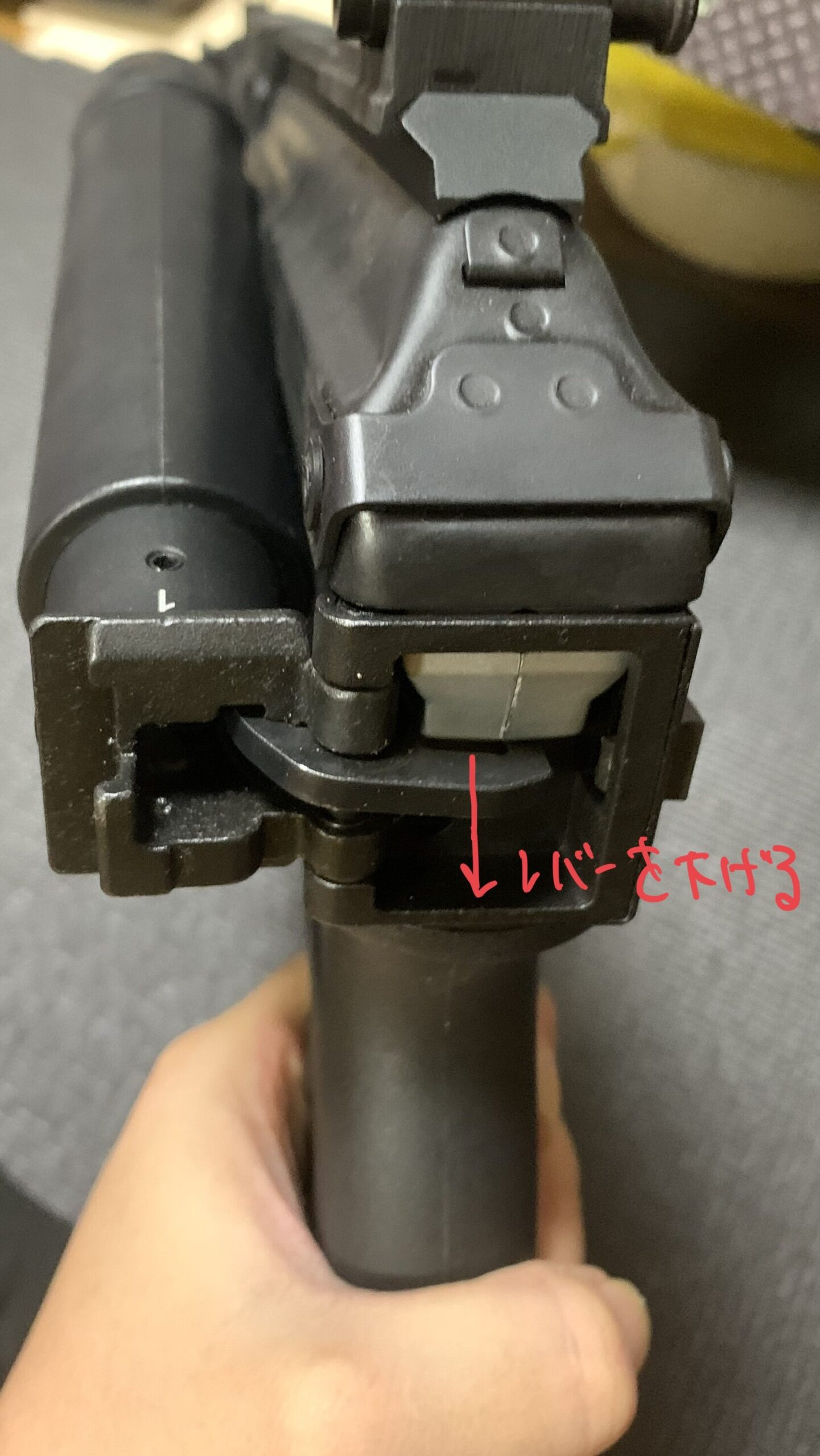LCT 電動ガン AK-12 ストック開放ボタン