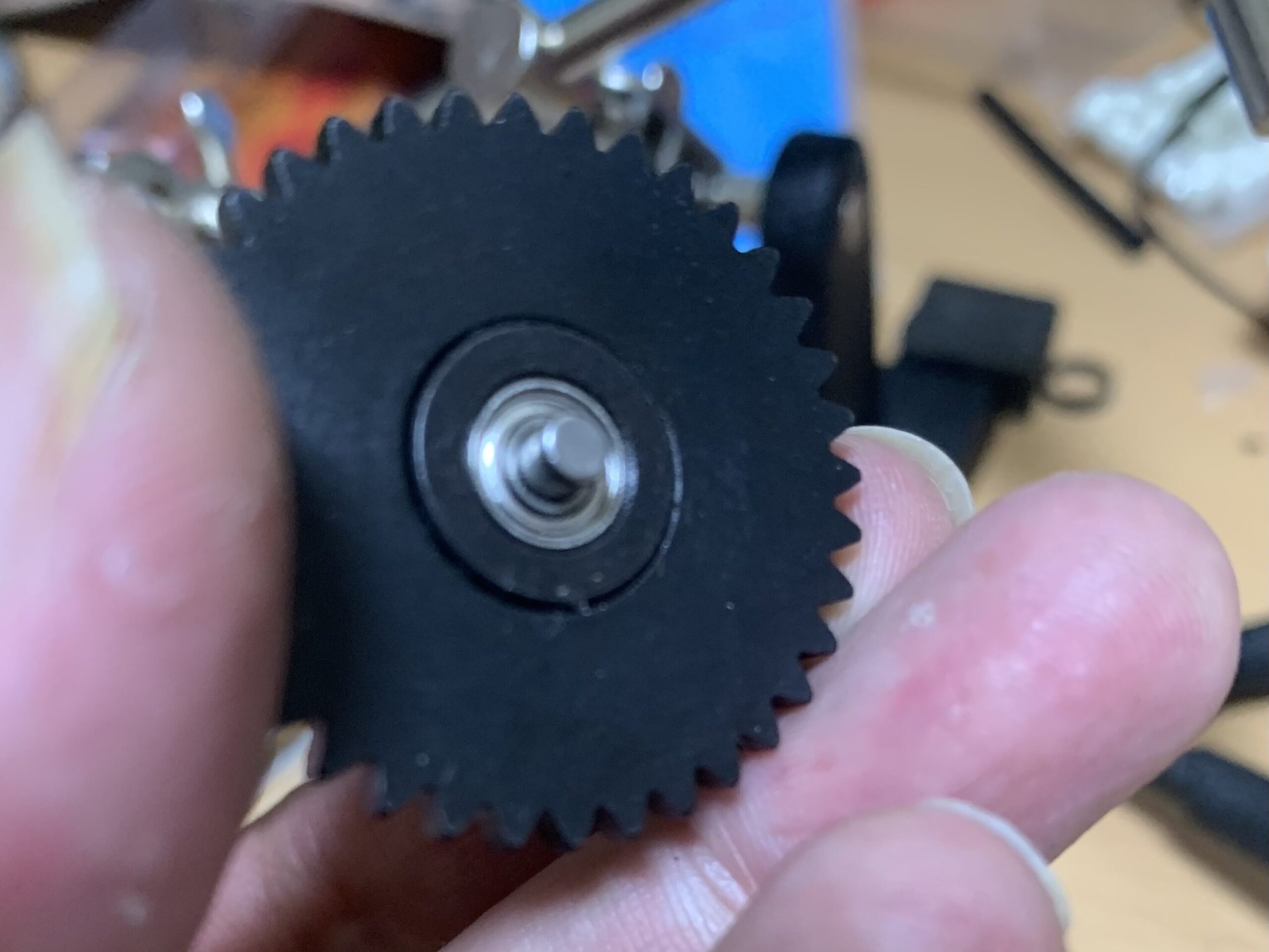 LCT AK74 NV カスタムスパーギア　裏側