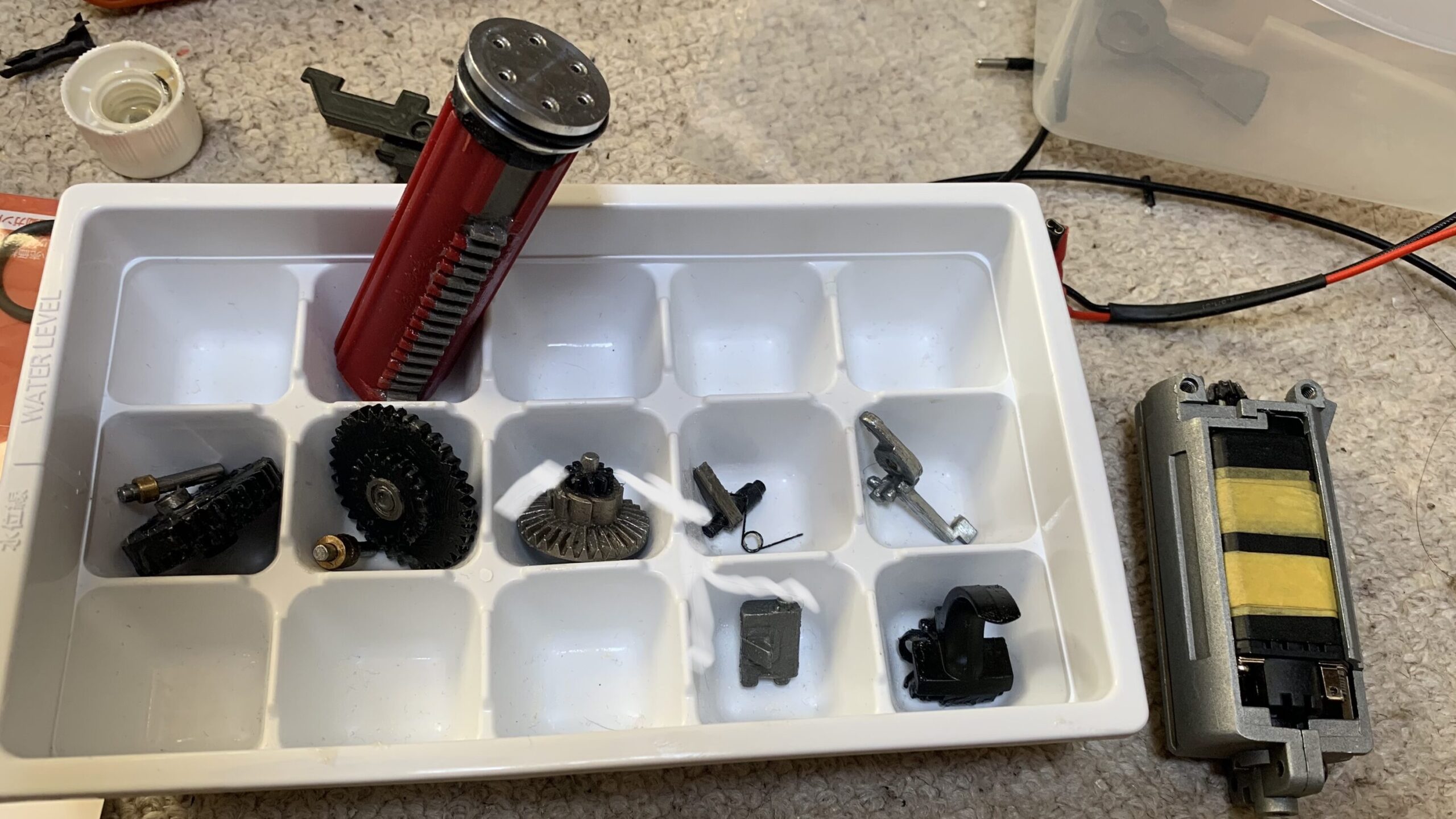 LCT AK74 NV グリス塗布パーツ