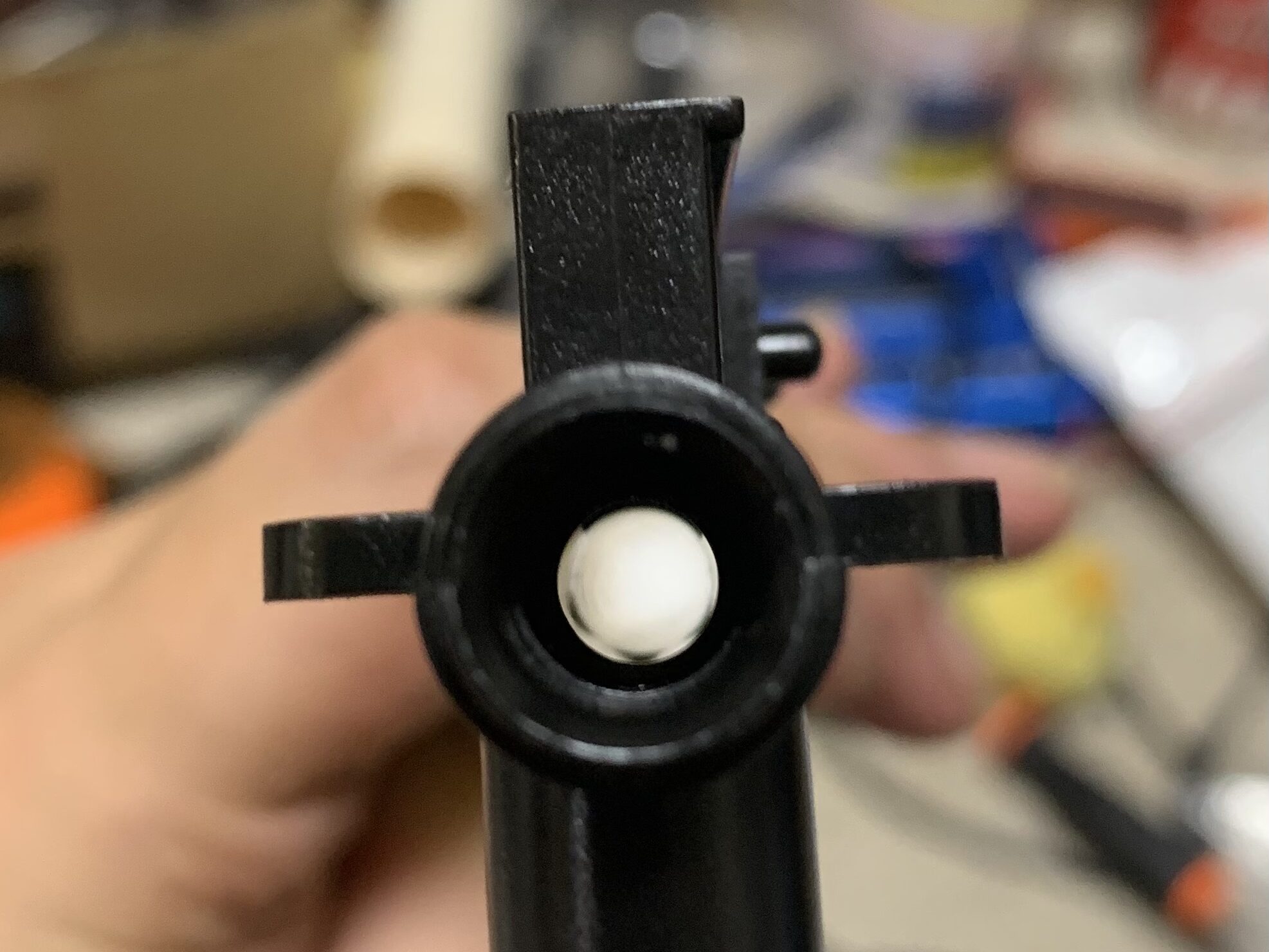 LCT AK74 NV ホップ調整量0での突起量確認