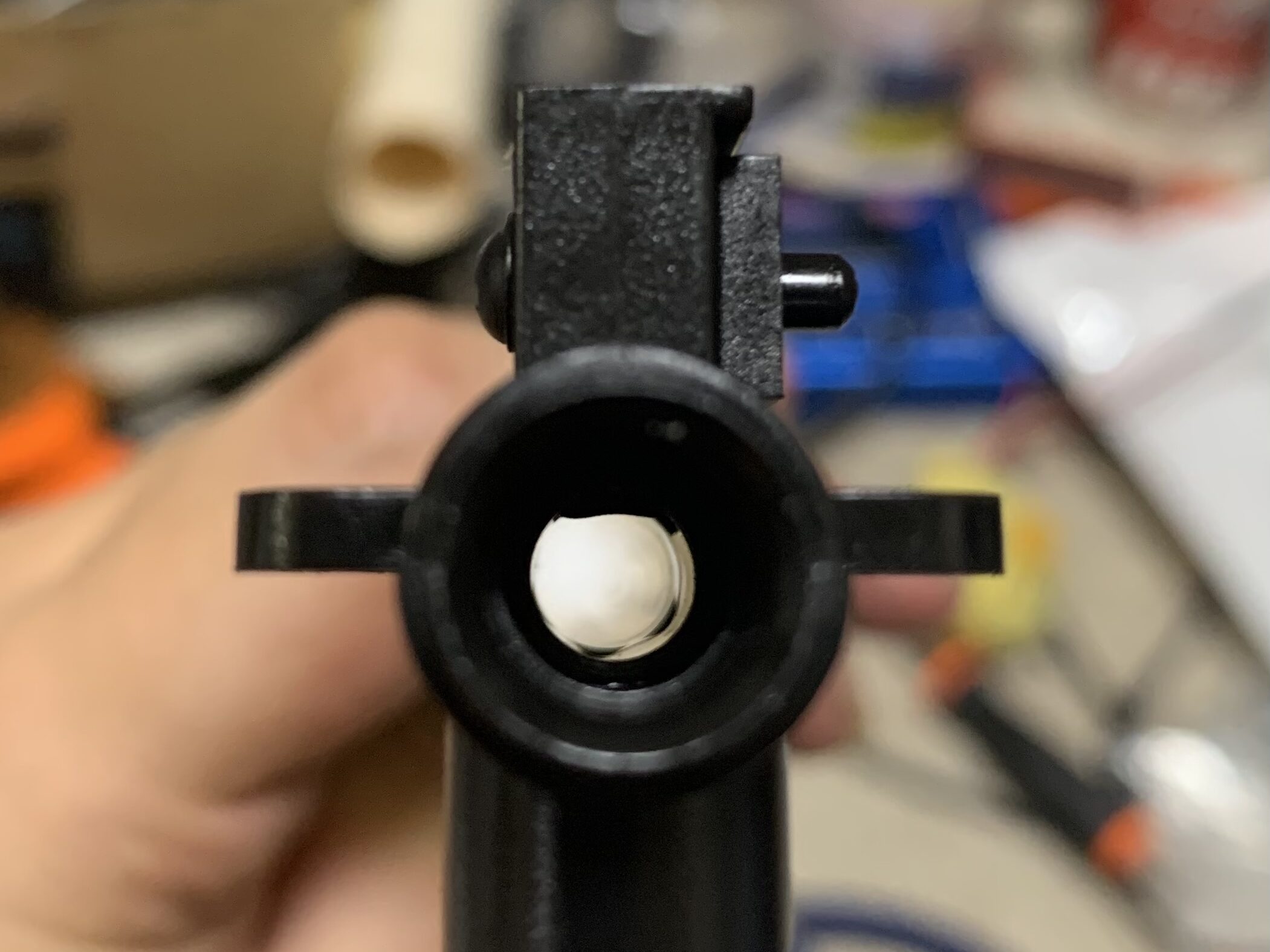 LCT AK74 NV ホップ調整量MAXでの突起量確認