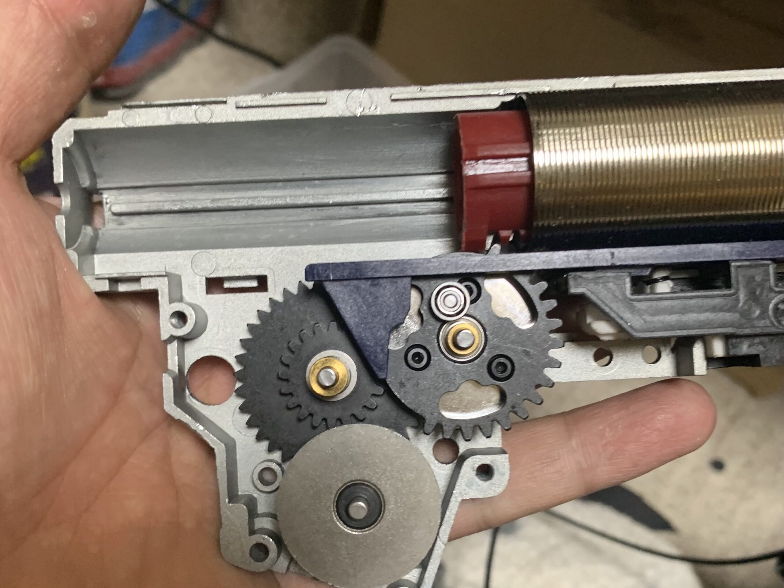 LCT AK74 NV メカボックス　カスタム　仮組み