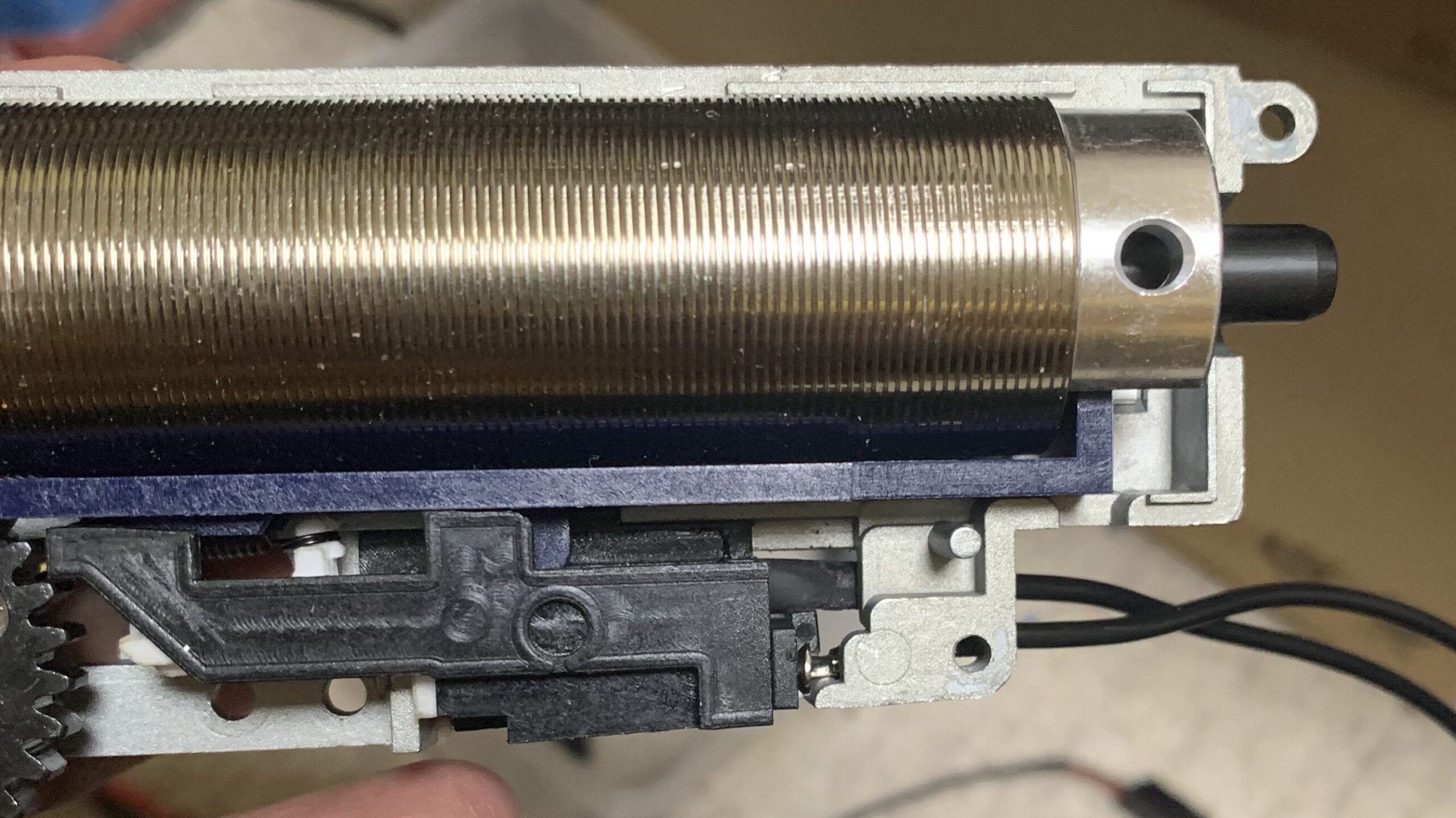 LCT AK74 NV メカボックス　カスタム　仮組み2