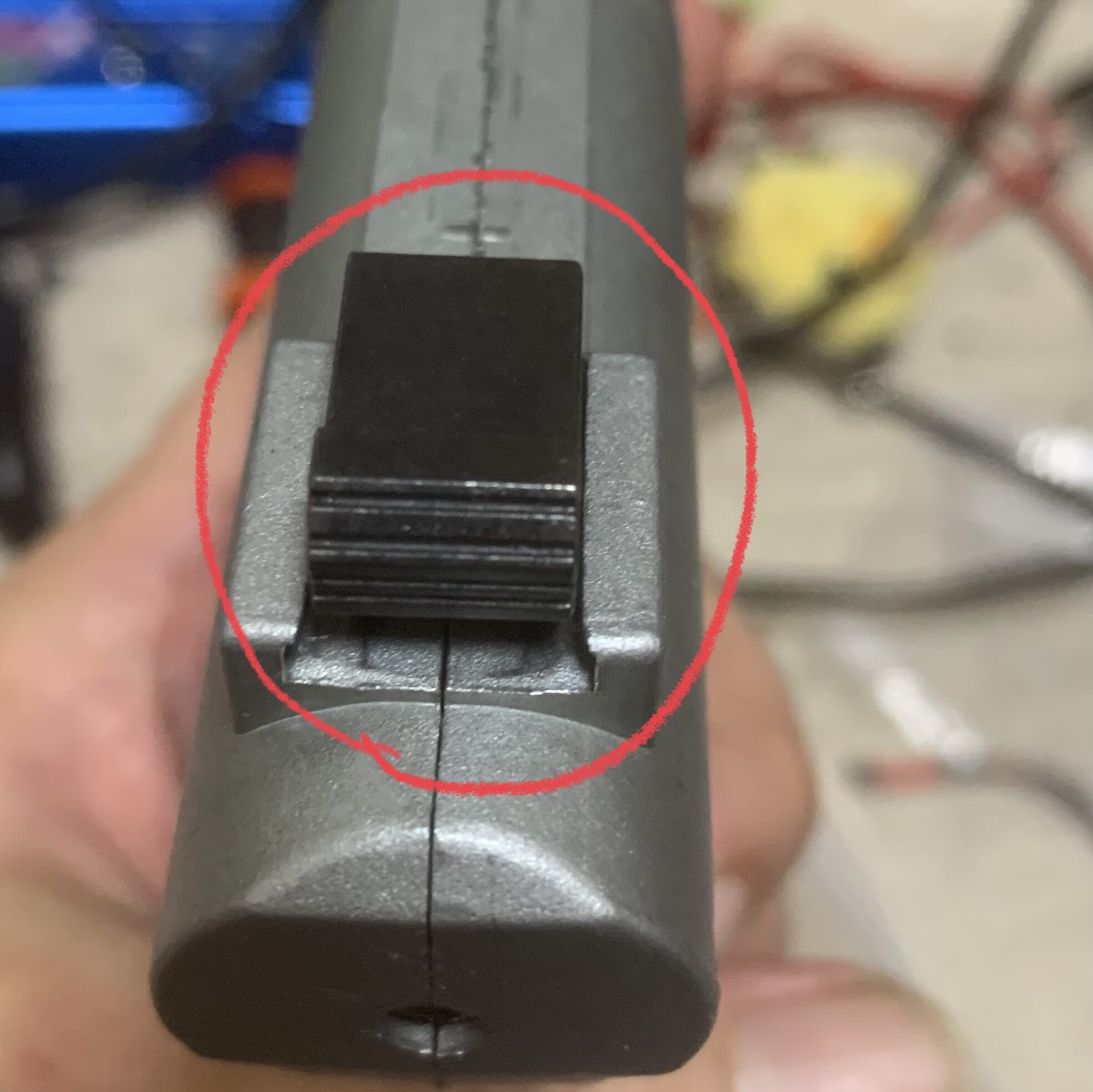 LCT AK74 NV メカボックス トップカバー固定パーツ