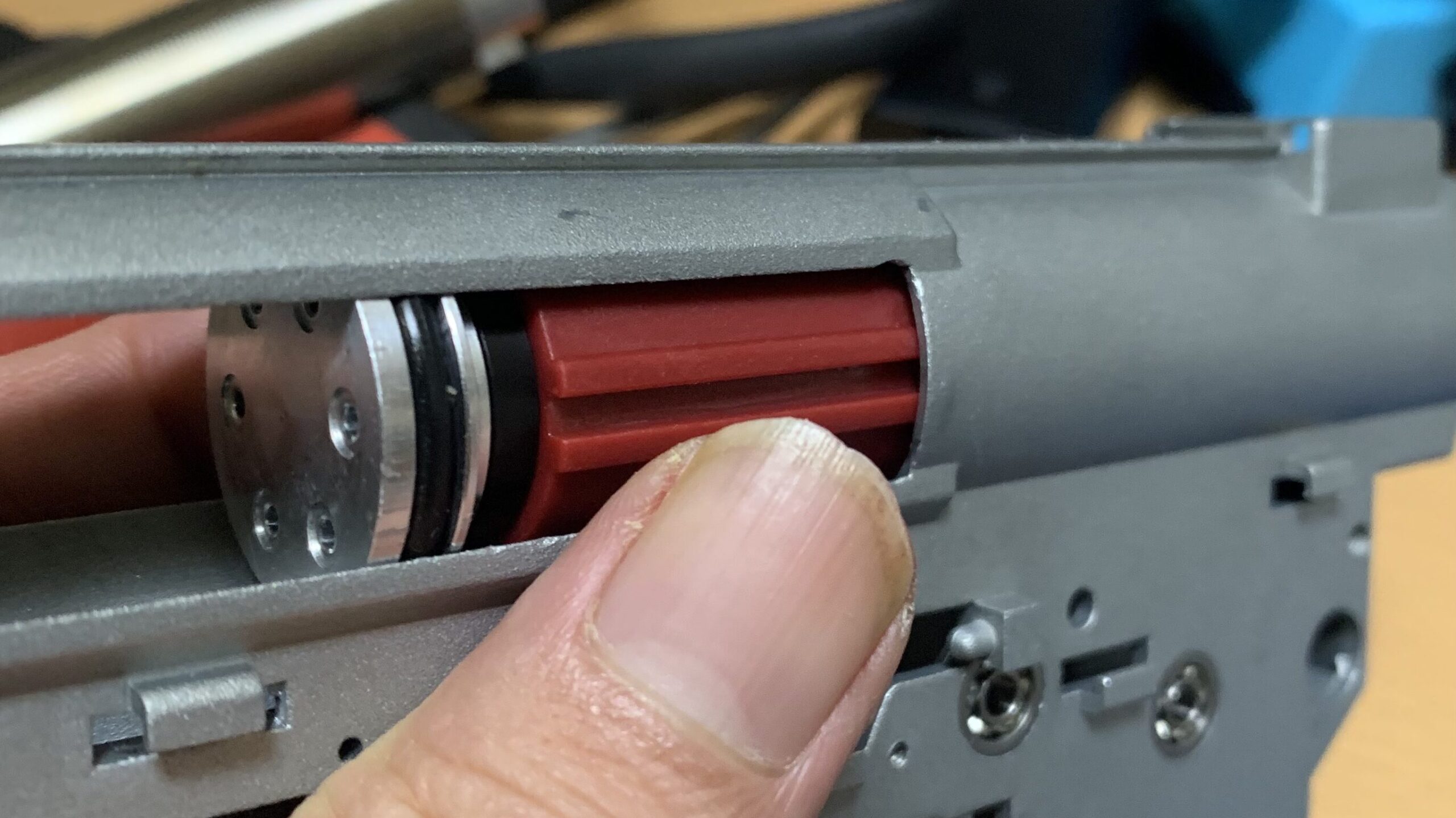 LCT AK74 NV ピストンクリアランスチェック