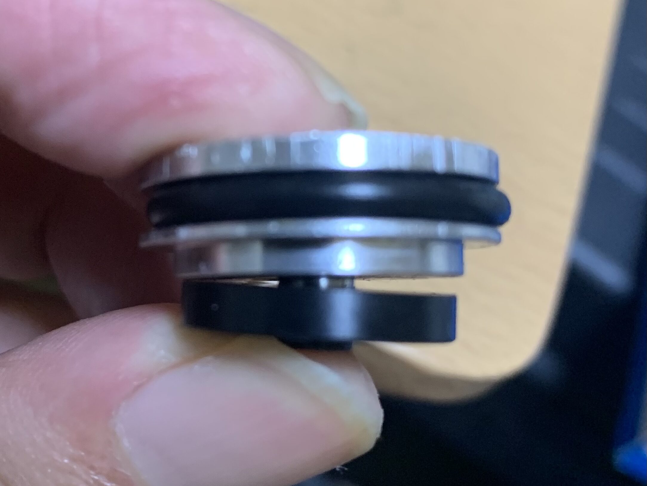 LCT AK74 NV ピストンヘッド仮組み