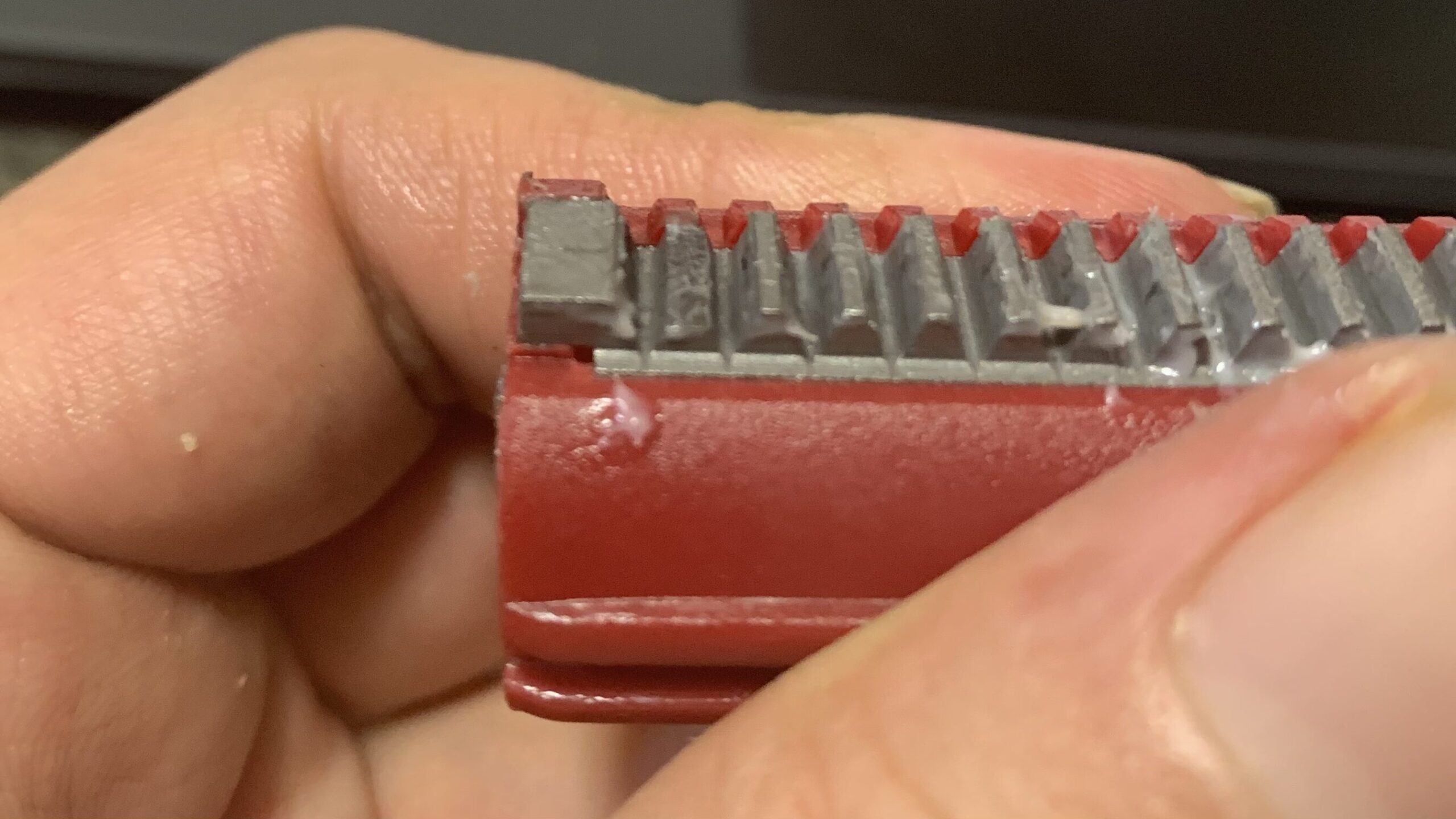 LCT AK74 NV ラックギア後端