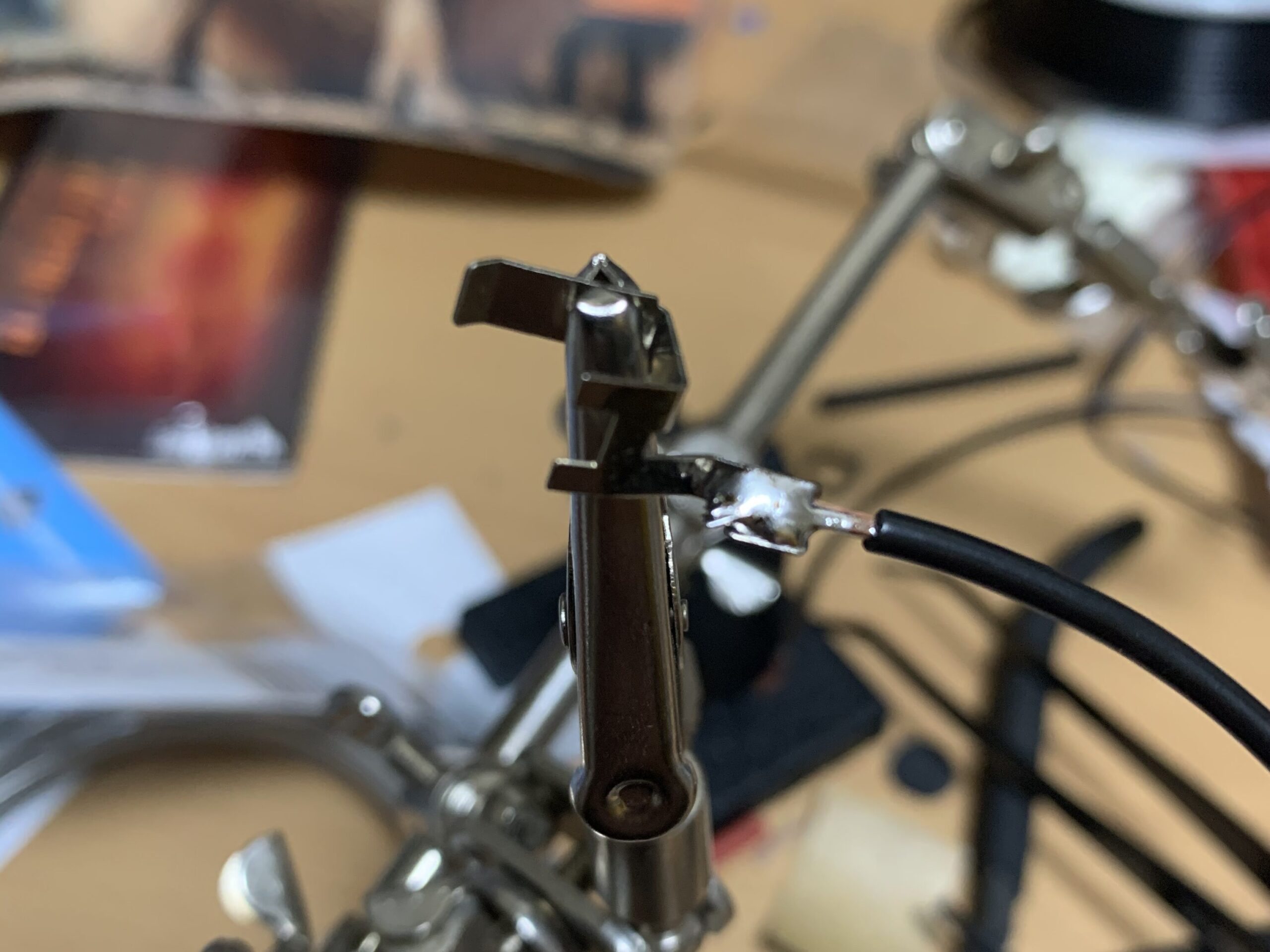 LCT AK74 NV スイッチ端子　信号線取り付け