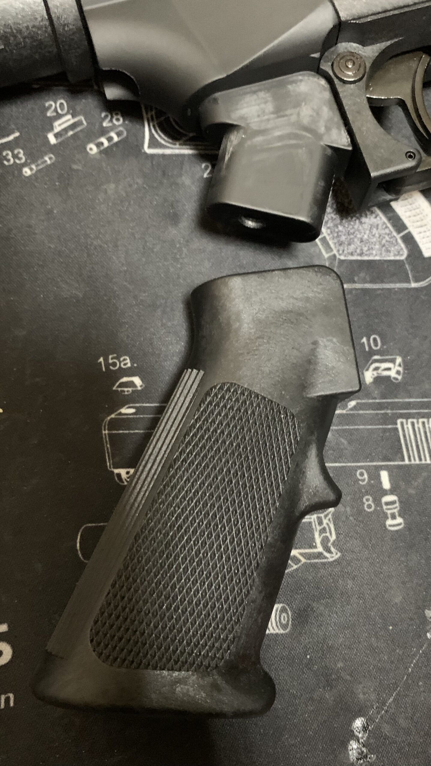 マルゼン　CA870 チャージャー　NEW HOP グリップの取り外し