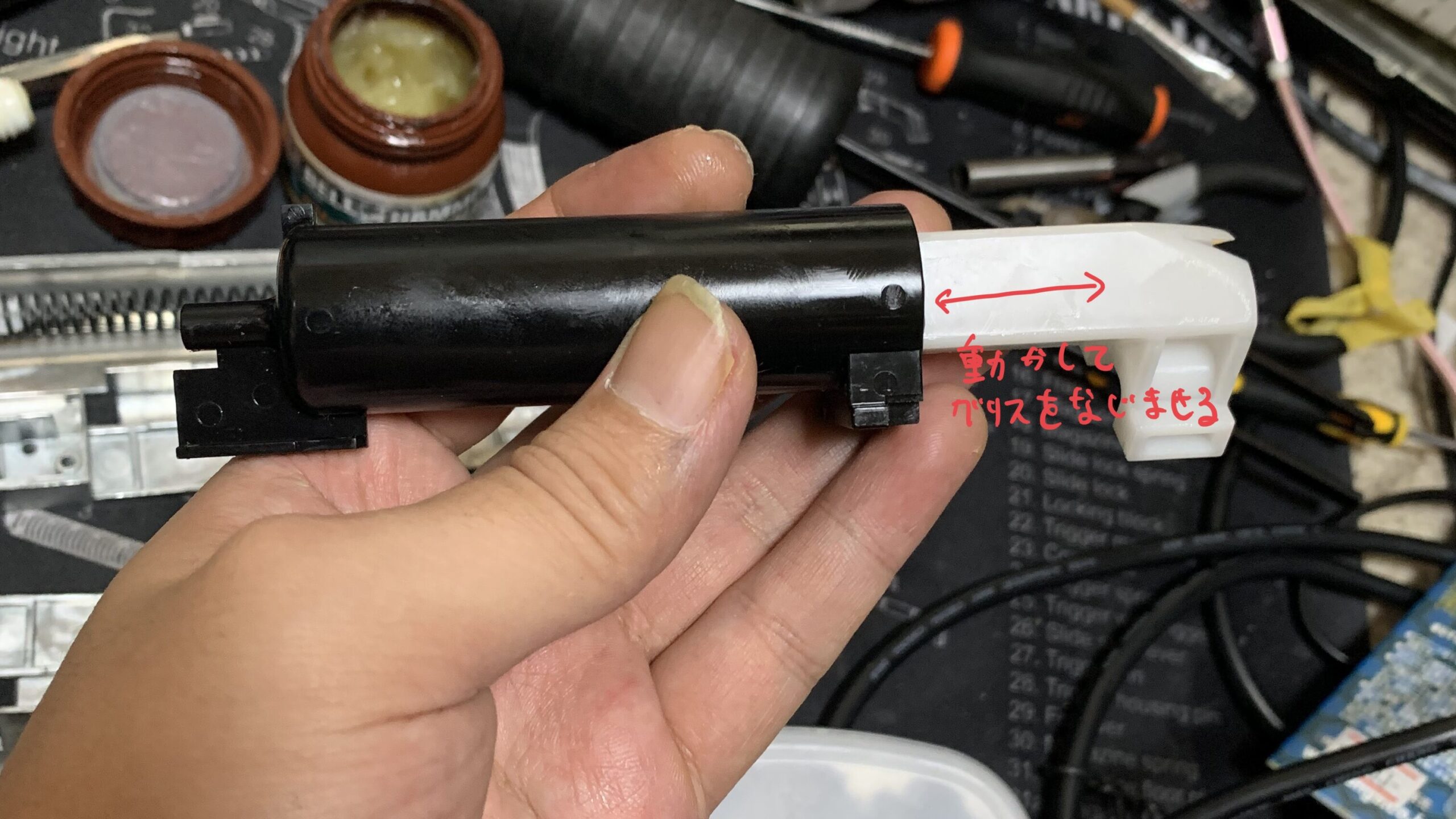 マルゼン　CA870 チャージャー　NEW HOP ピストンとシリンダの馴染ませ