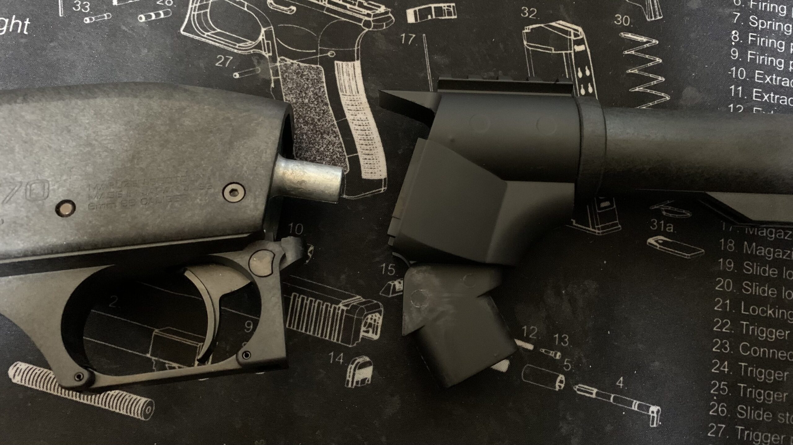 マルゼン　CA870 チャージャー　NEW HOP ストックチューブの取り外し