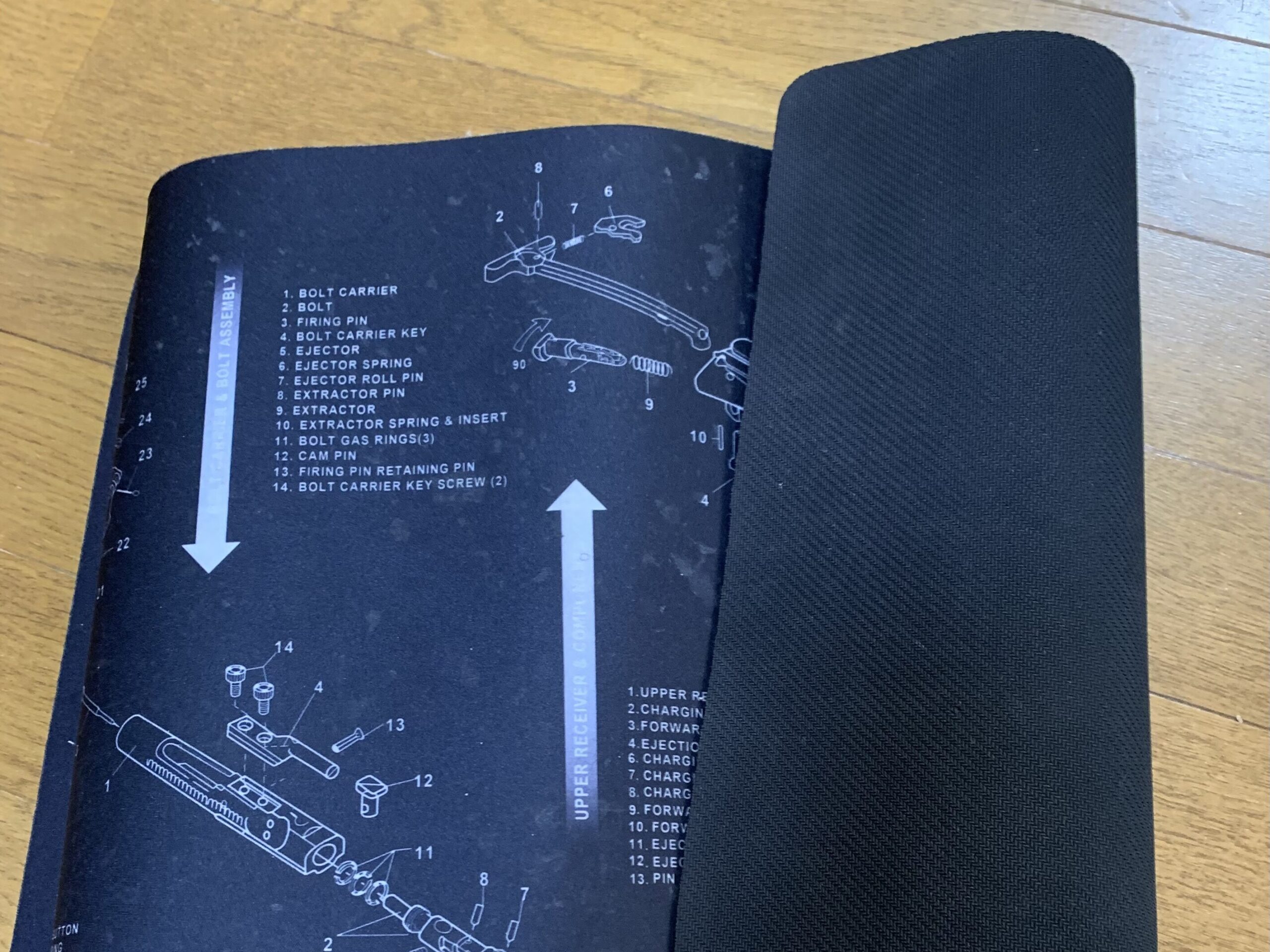 メンテナンスマット　折り畳み