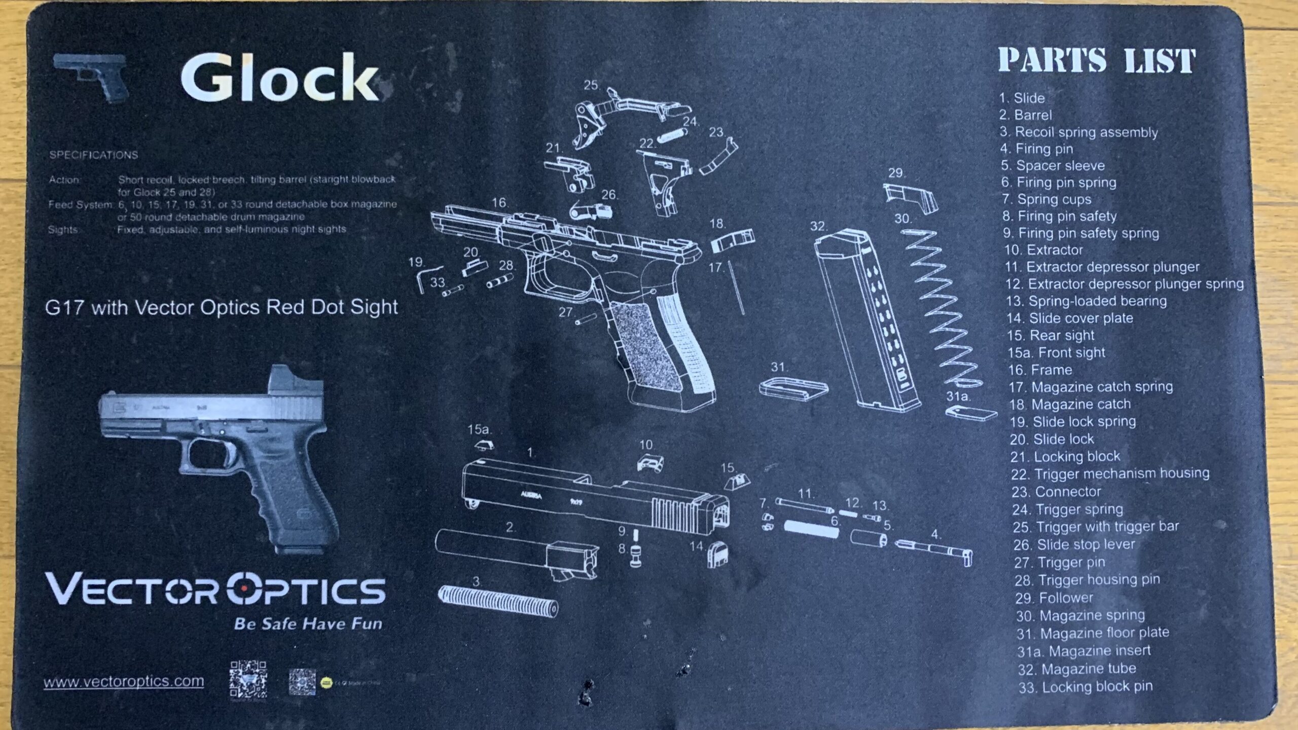 メンテナンスマット　グロック