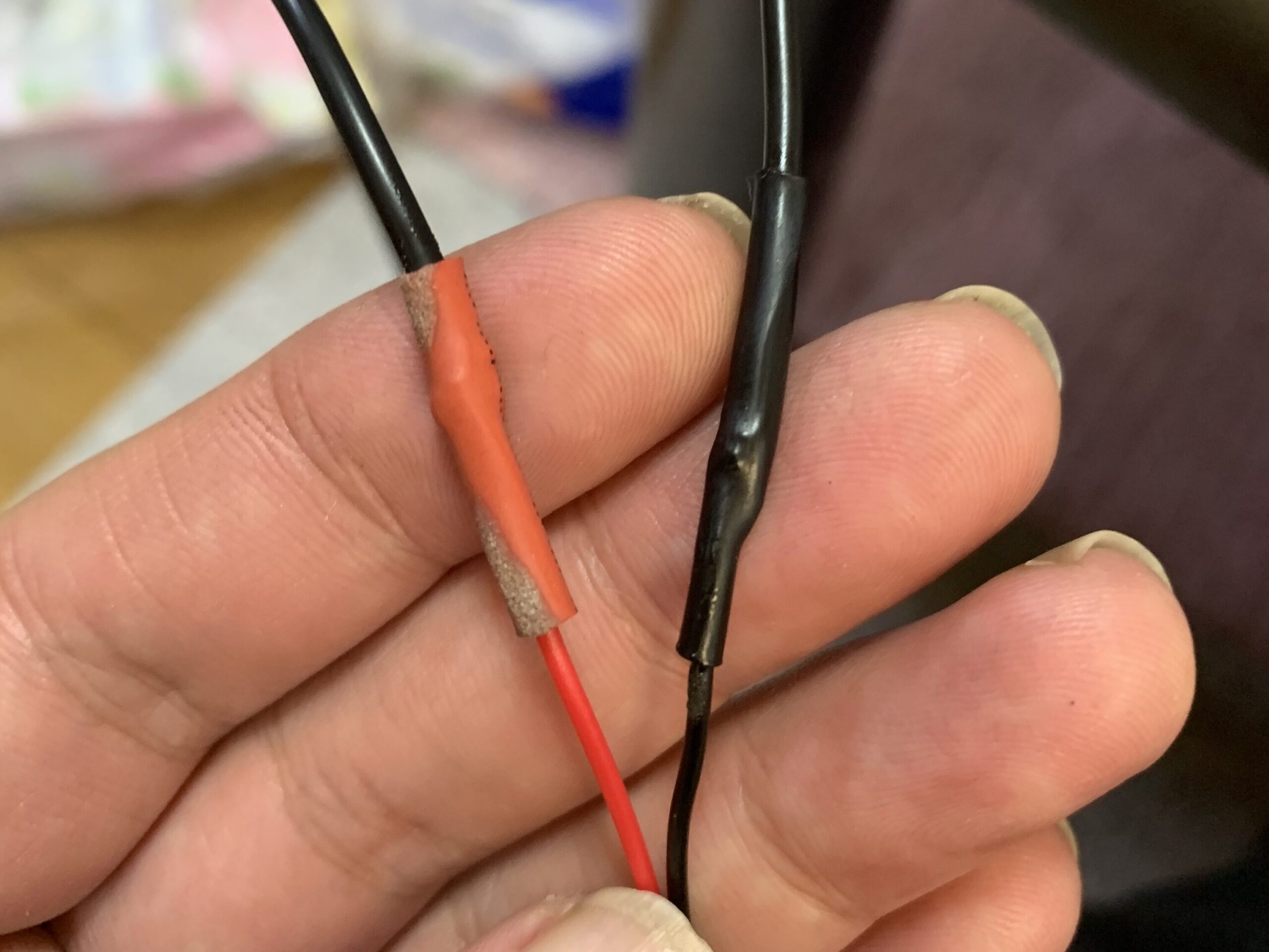 モーター　慣らし用ベンチ　熱収縮チューブ